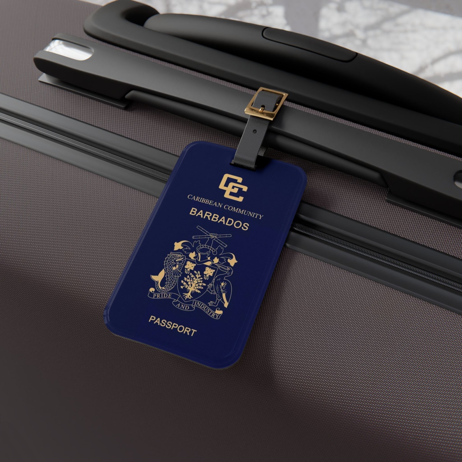 Barbados Passport Cover Luggage Tag