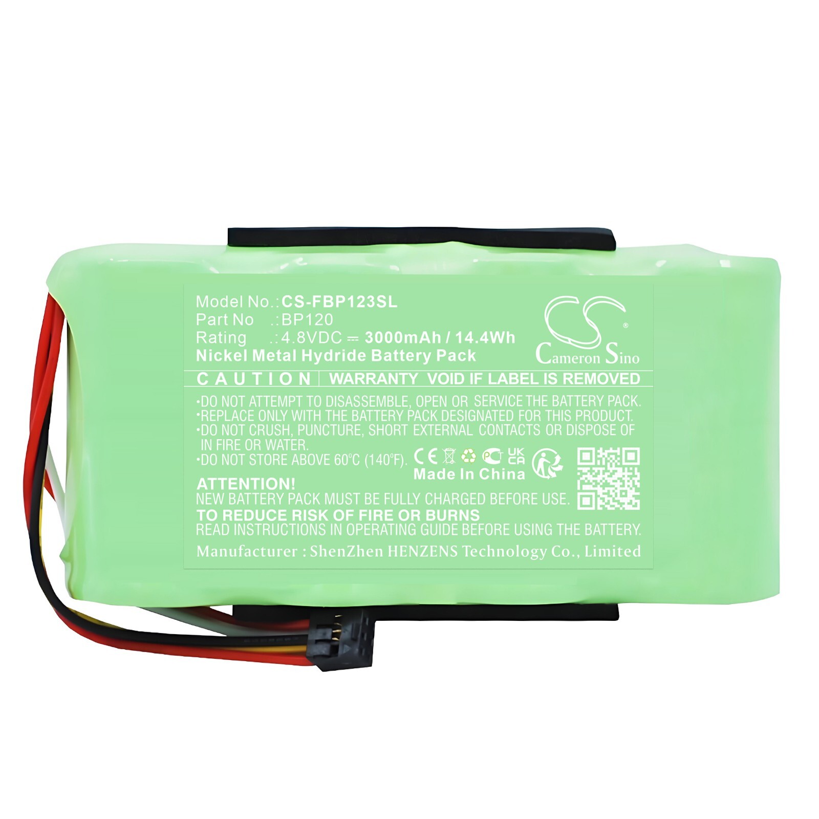 BATTERIE 3000mAh BP120 For Fluke Scopemeter 120 (Firmware Version 2.01 And +)