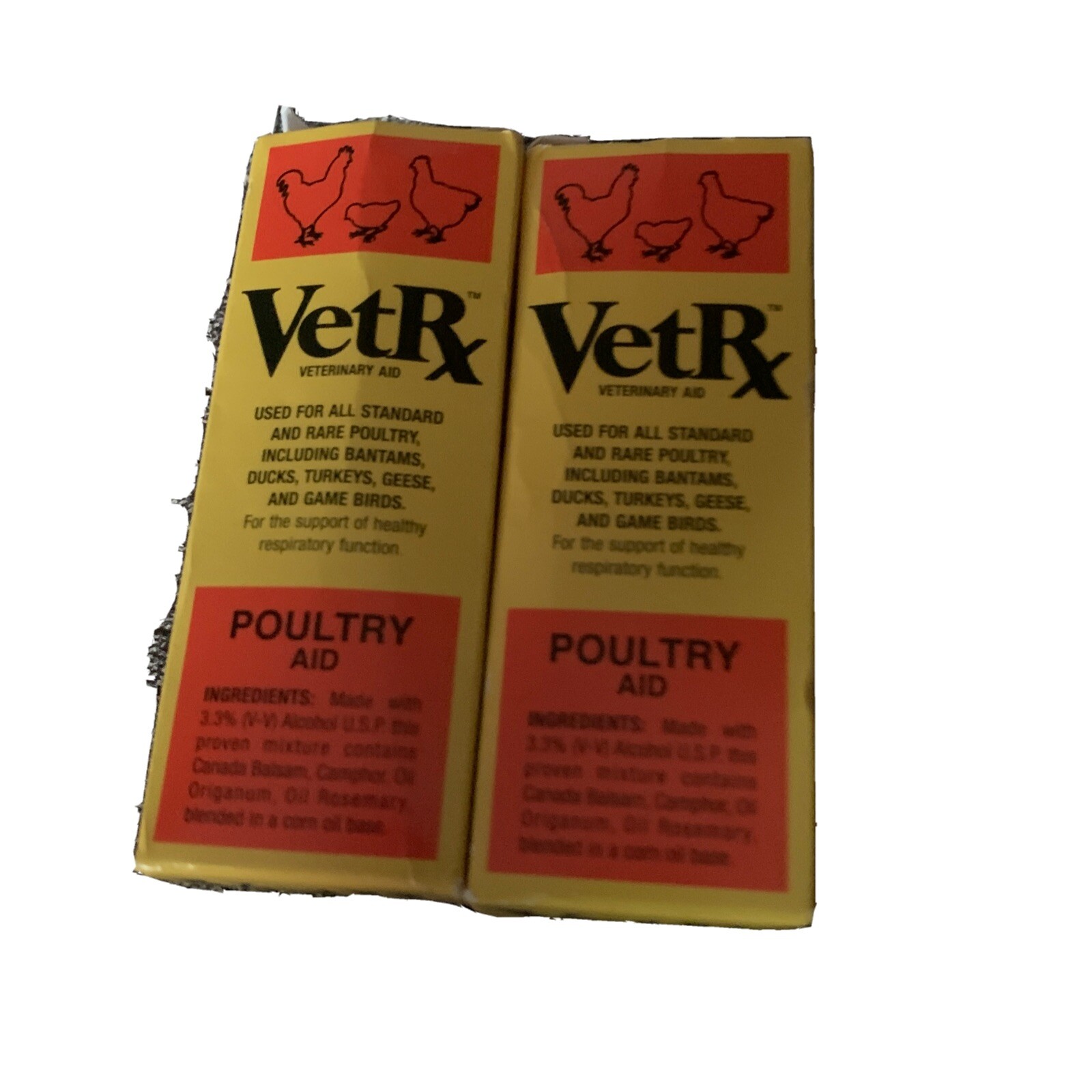 VetRx Two 2ozBottles Poultry Natural Chick Chicken Health Medication .