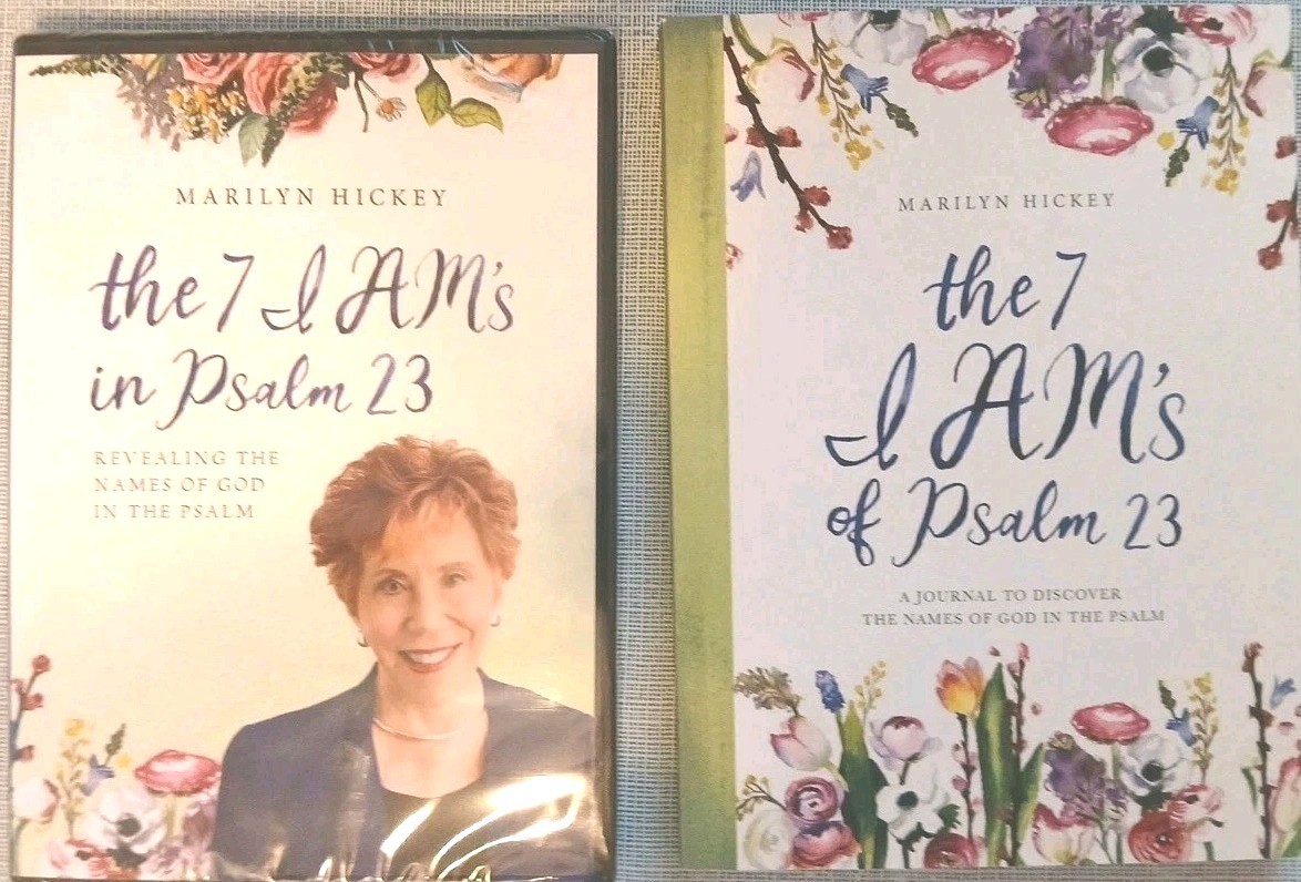 Psalms 23 DVD & Journal Bundle Teaching By Marilyn Hickey The 7 I Am's/Brand New