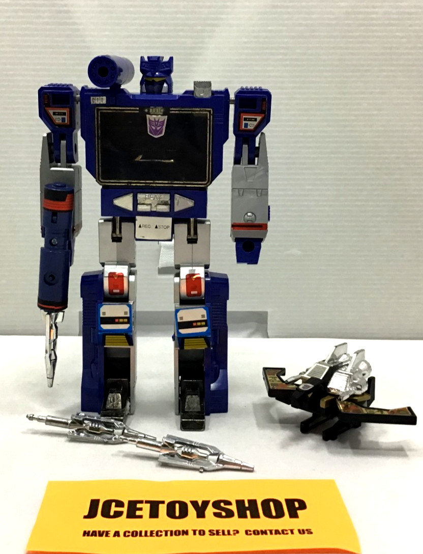 1984 VINTAGE TRANSFORMERS G1 SOUNDWAVE AND BUZZSAW COMPLETE MINT CONDITION