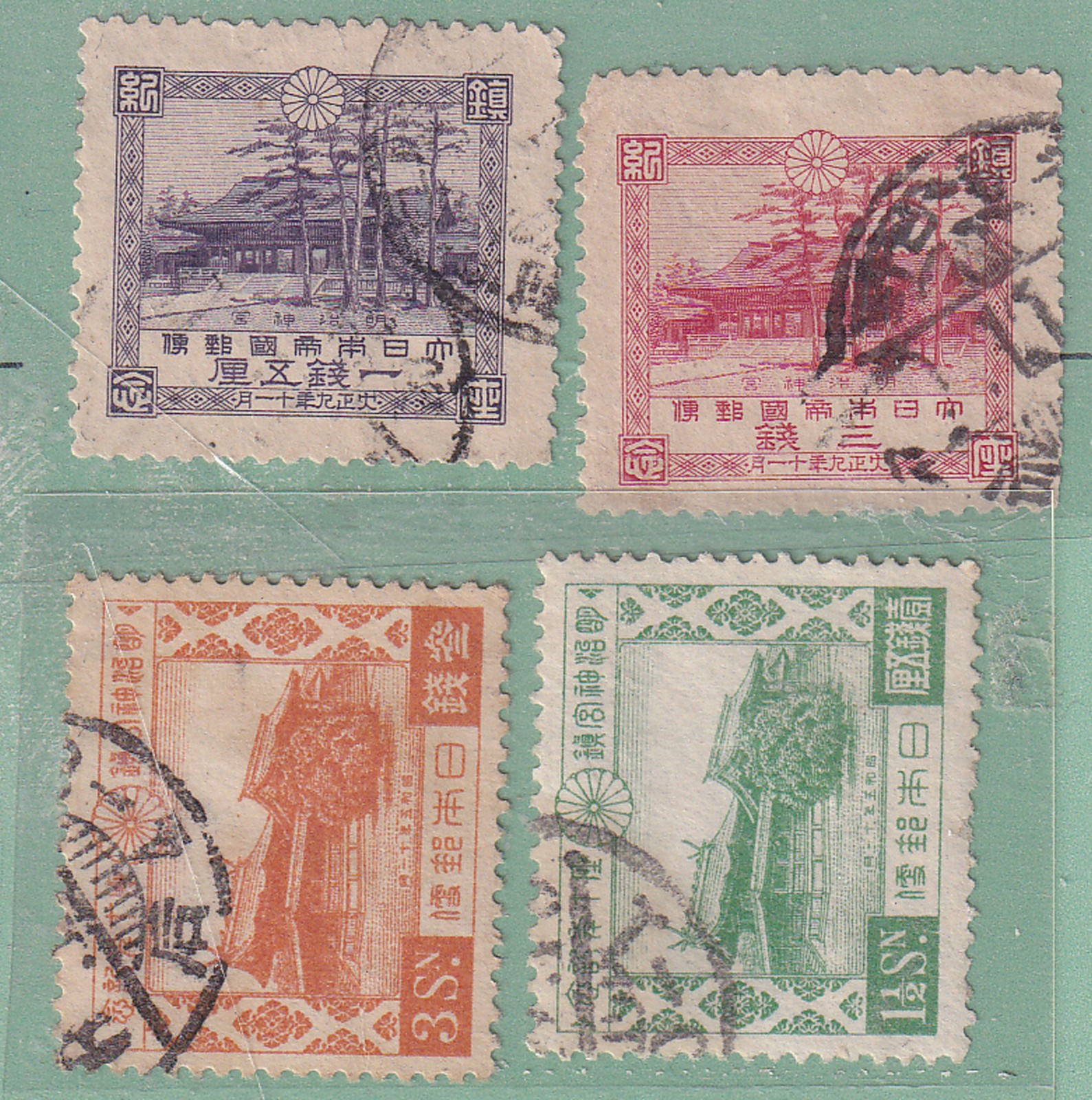 (japan)1920,.30 two sets,used   x524