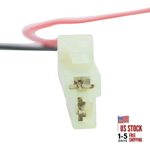 2-Way T-Shape Pigtail Plug Connector Alternator Repair Plug Harness Compatible 