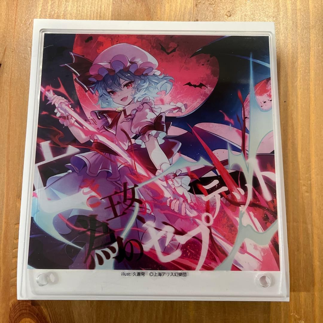 Touhou Project Daiso CD jacket style acrylic board Remilia the deceased queen