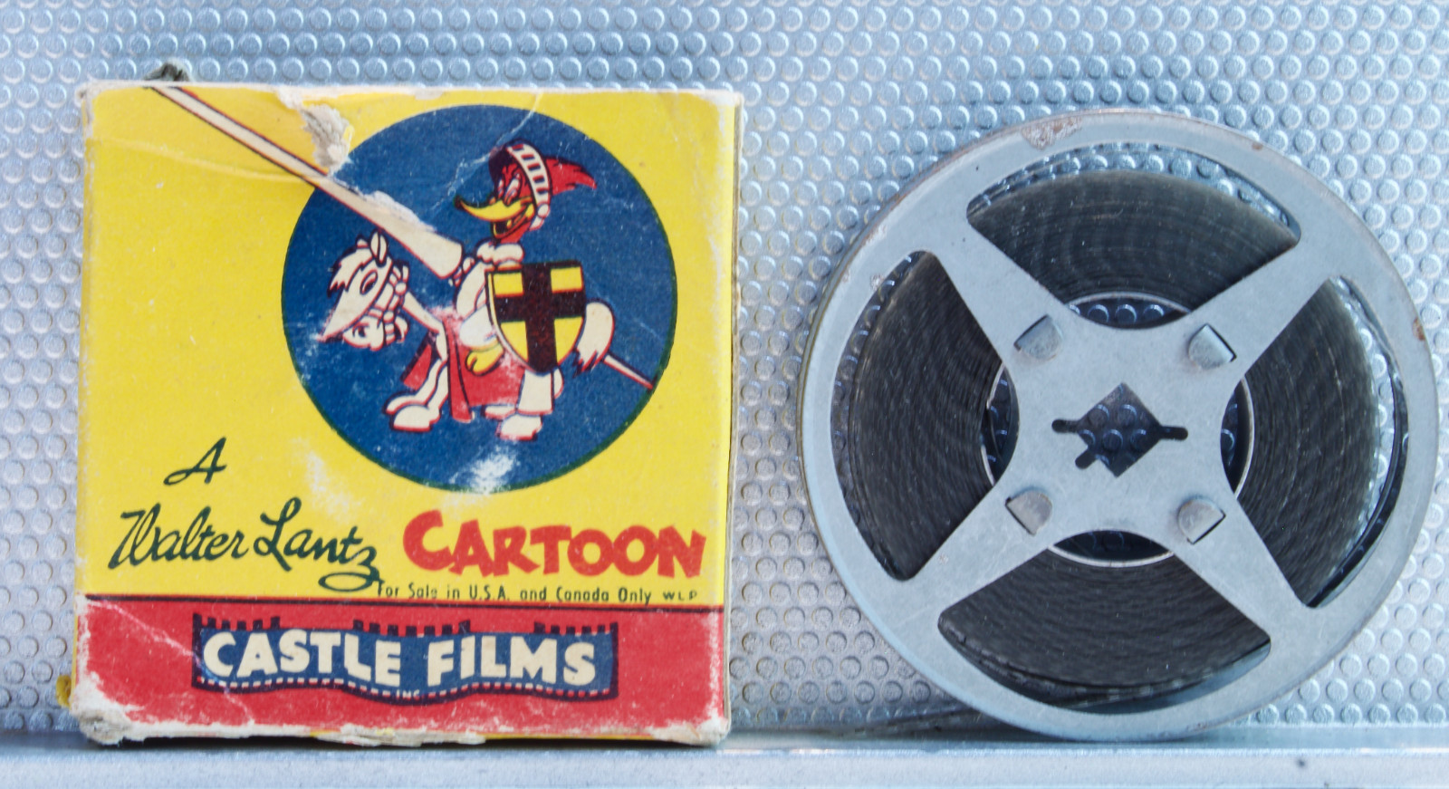 Woody Woodpecker 8mm With Box Castle Films Reel