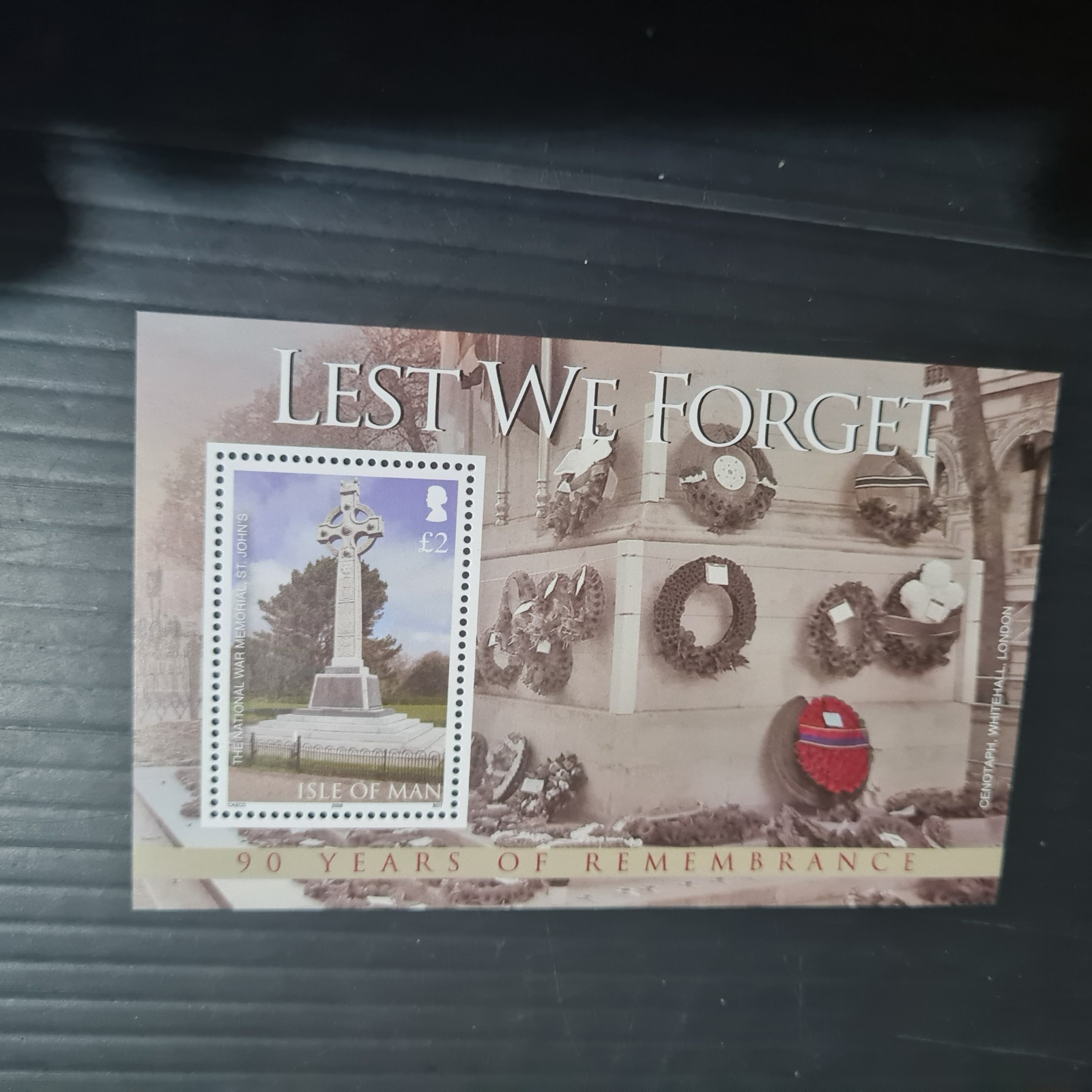 ISLE OF MAN 2008 SG MS1466 90TH ANNIV OF END OF WORLD WAR 1 MNH