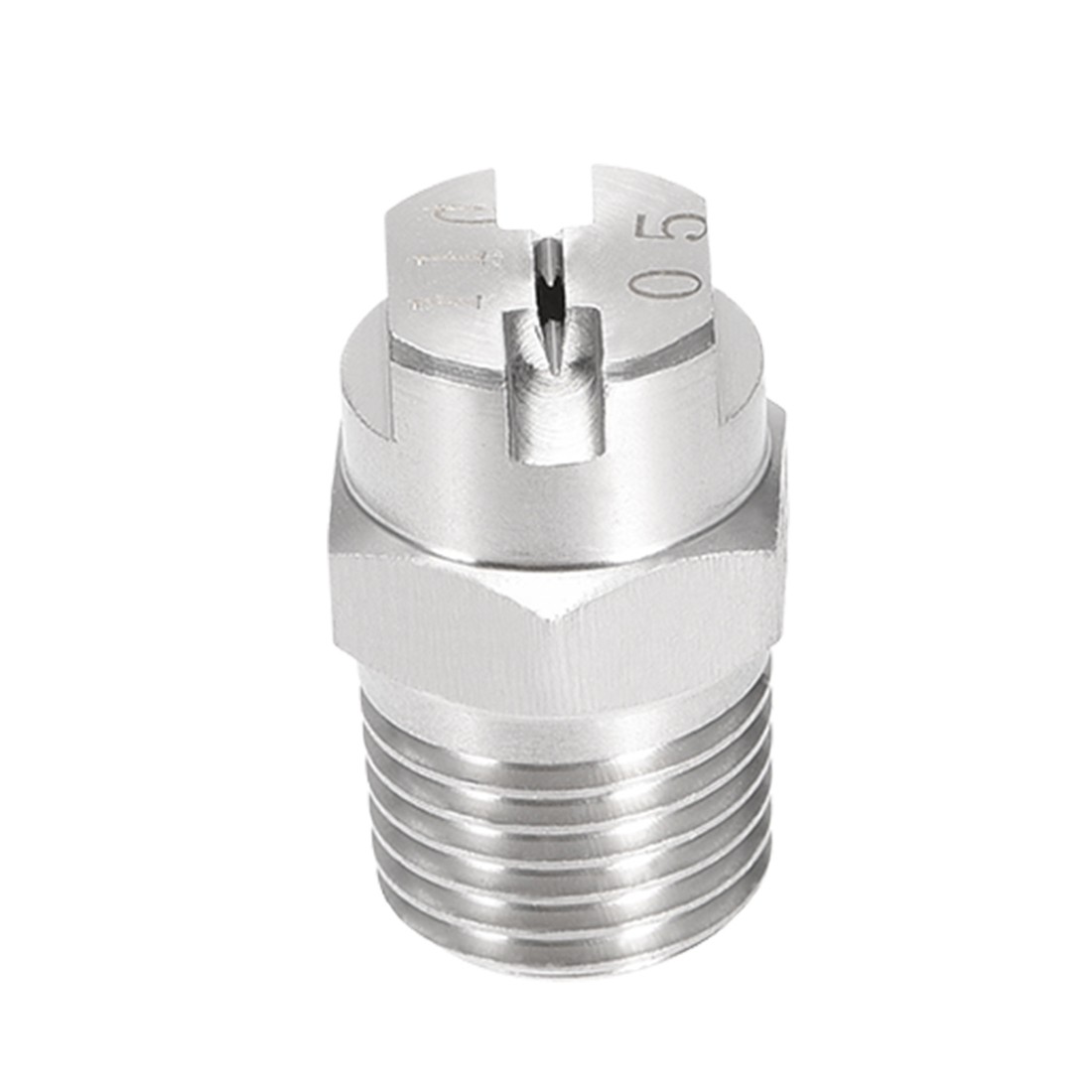 2PCS 110 Degree 1.4mm Orifice Diameter Fan Spray Tip 1/4BSPT Male Thread