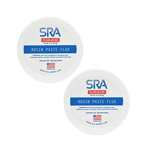 SRA Solder 135 Rosin Paste Soldering Flux For - 2 Pack 