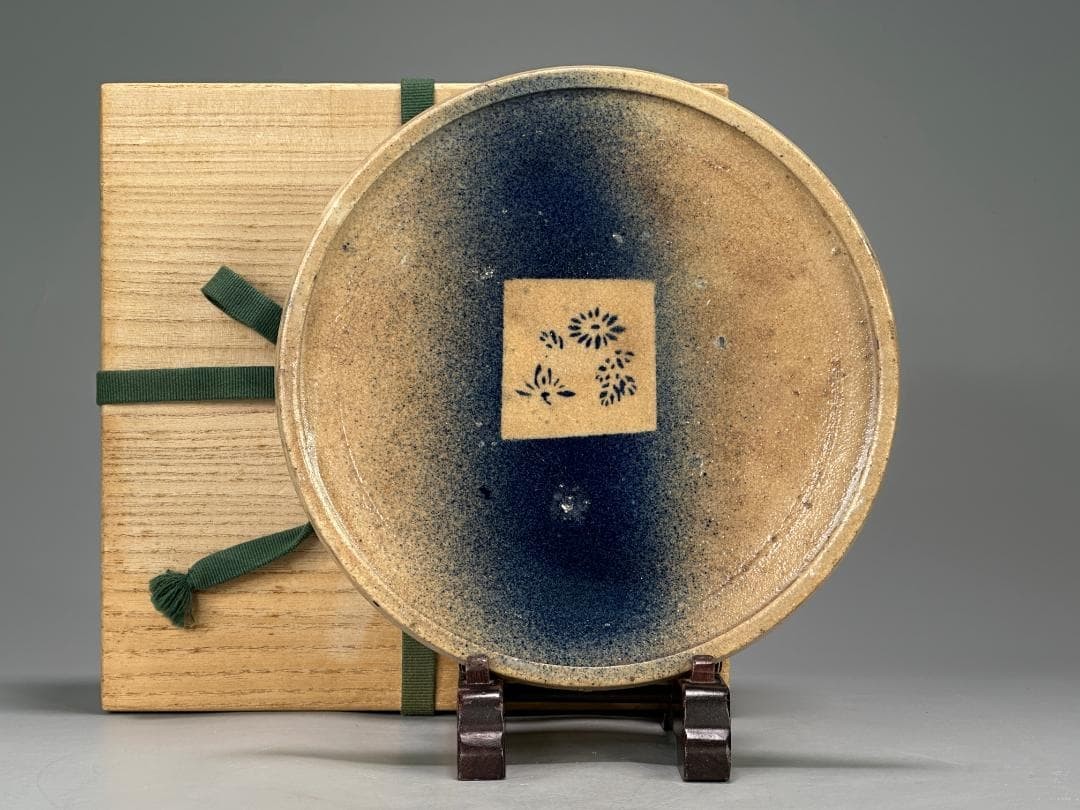 Japanese Seto Ware Sweet Plate Kashibon Ceramic Tray Traditional Decor