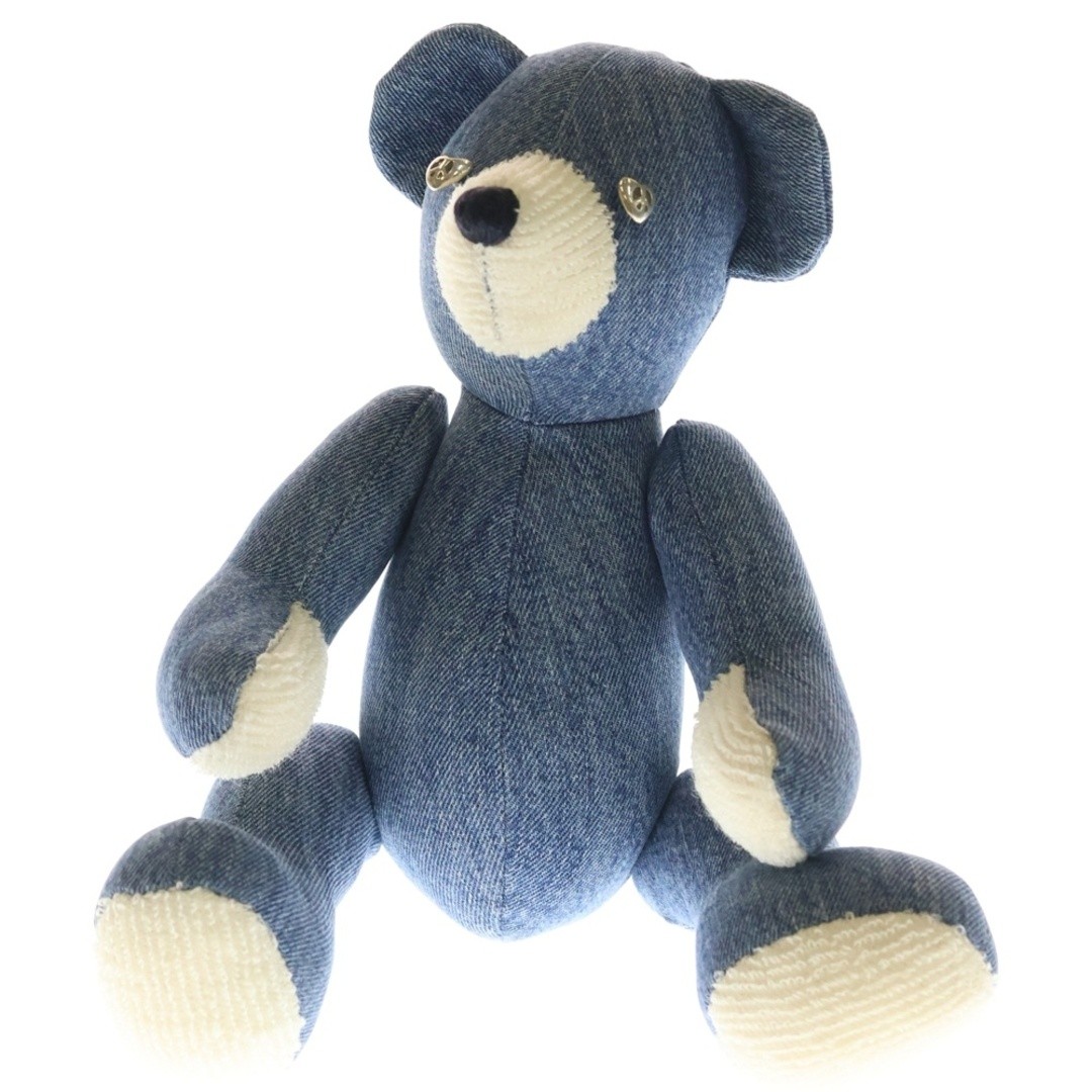 READY MADE TEDDY BEAR Plush Denim Blue RE-CO-AS-00-295 Used eae6a85ef0137054e2af