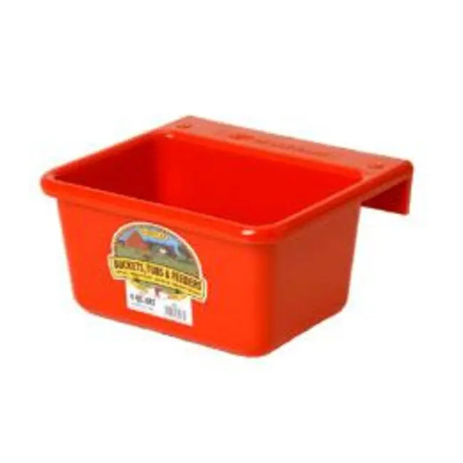 Miller Mini Red Plastic Feeder 6 Quart