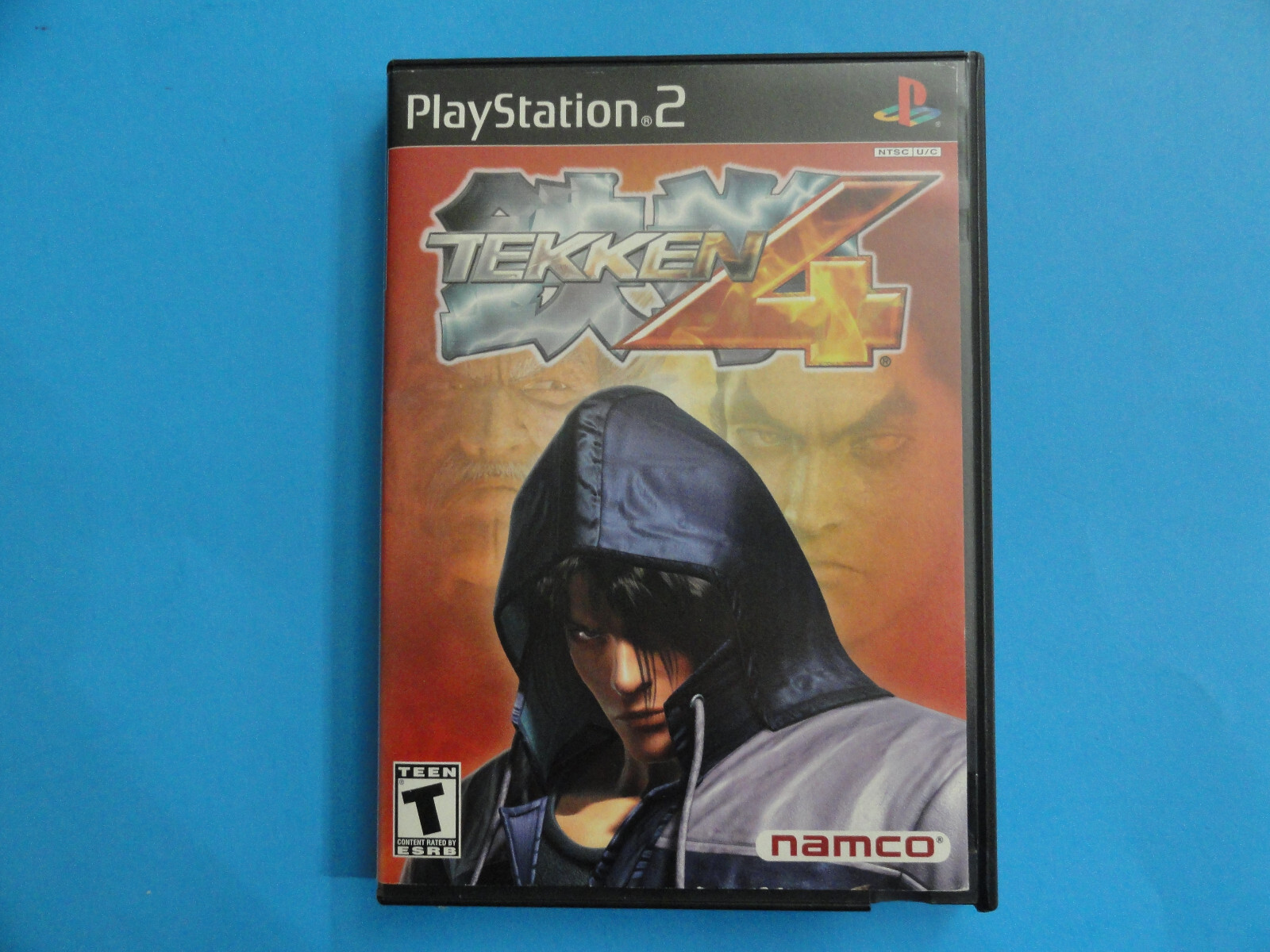 PS2 TEKKEN 4 - ORIGINAL COVER ART IN BLOCKBUSTER VIDEO CASE