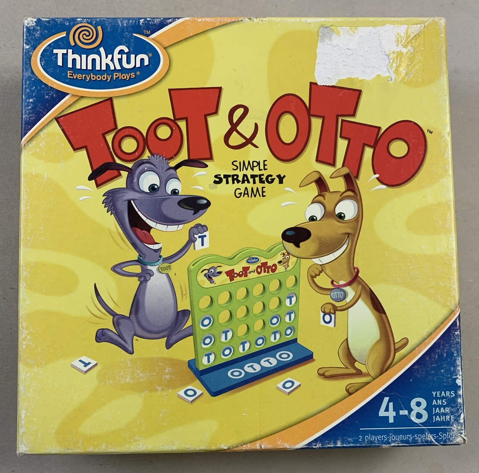 Toot & Otto ThinkFun Strategy Game Board Game Simple Strategy Game