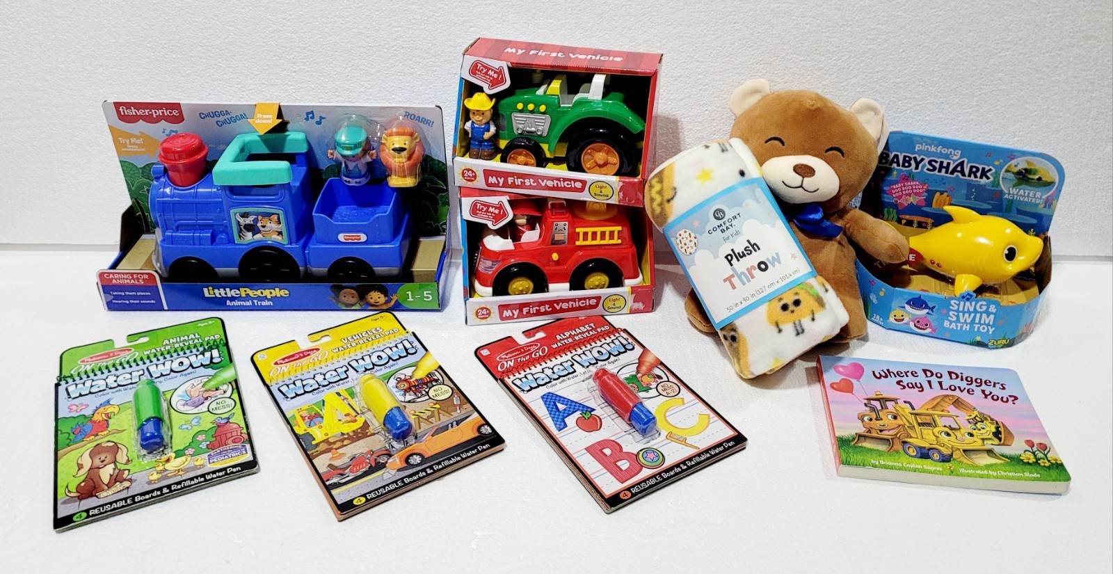 10 PC Baby Boy Toddler  Gift Box Bundle/Lot