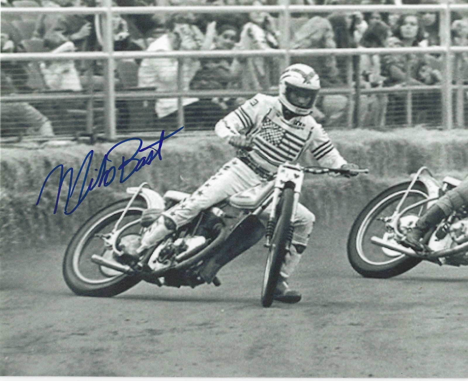 MIKE BAST Signed 8.5 x 11 Photo Signed REPRINT Motocross Racing FREE SHIPPING