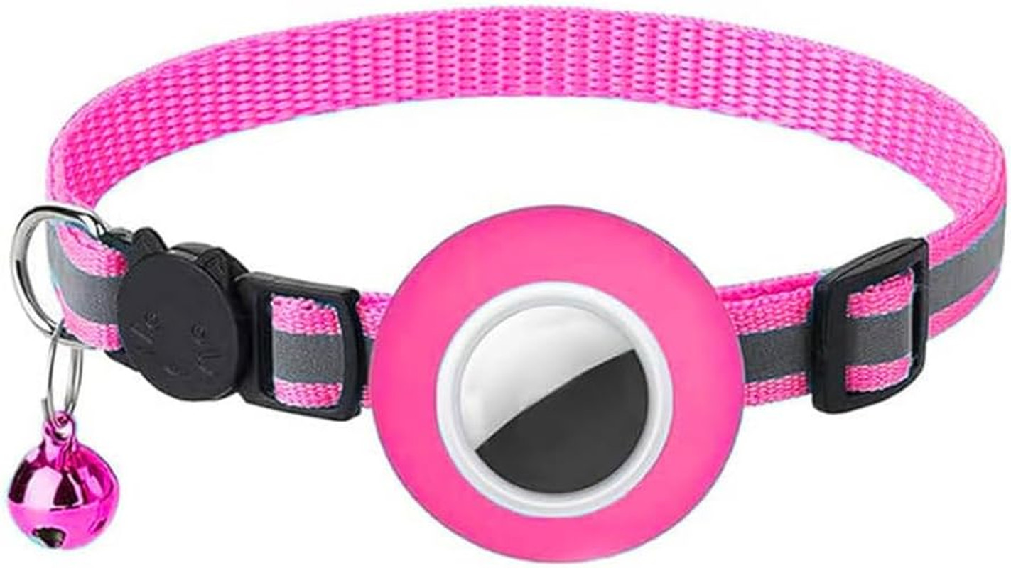 Tracker-Ready Breakaway Cat Collar (No Tracker Included) - Detachable GPS Holder