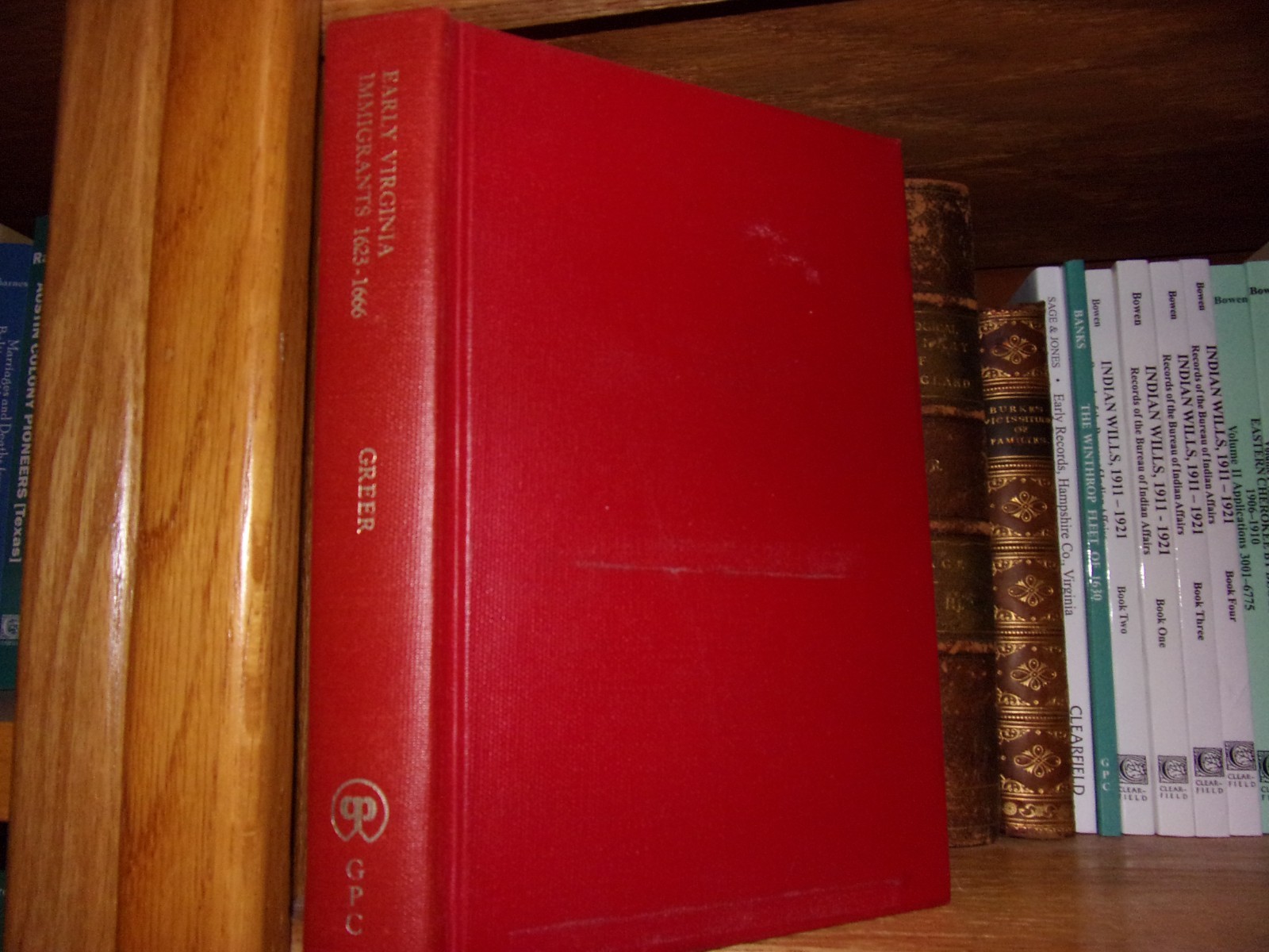 Virginia Immigrants 1623-1666 Genealogy Book