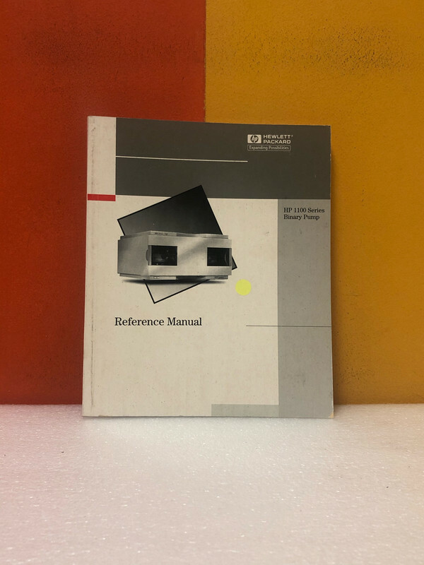 HP 1100 Series Binary Pump Reference Manual