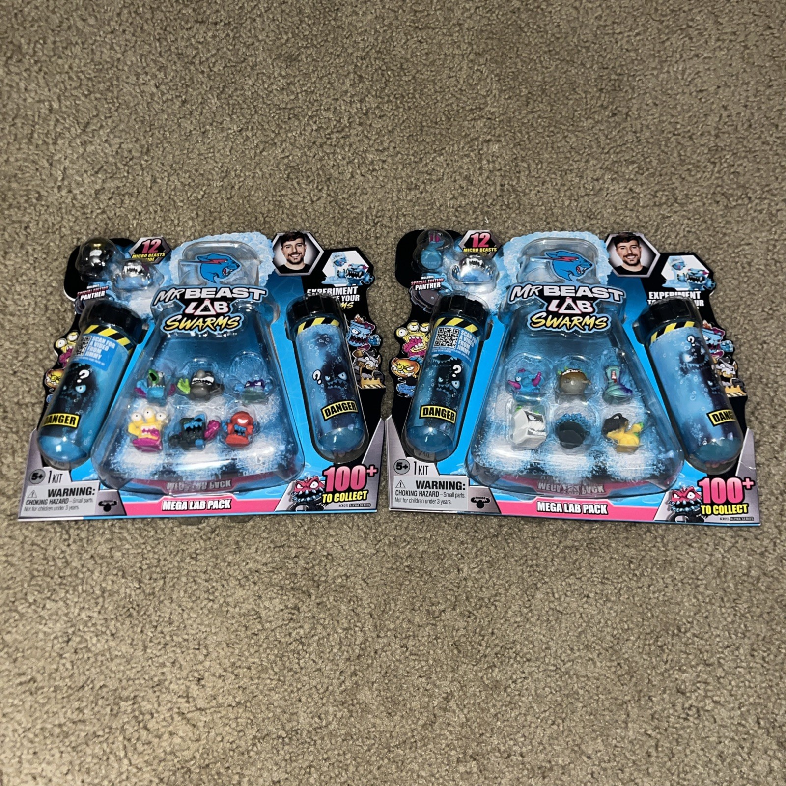 Mr Beast Alpha swarms series 1 lot of 2 12-packs New in package mega lab packs!!