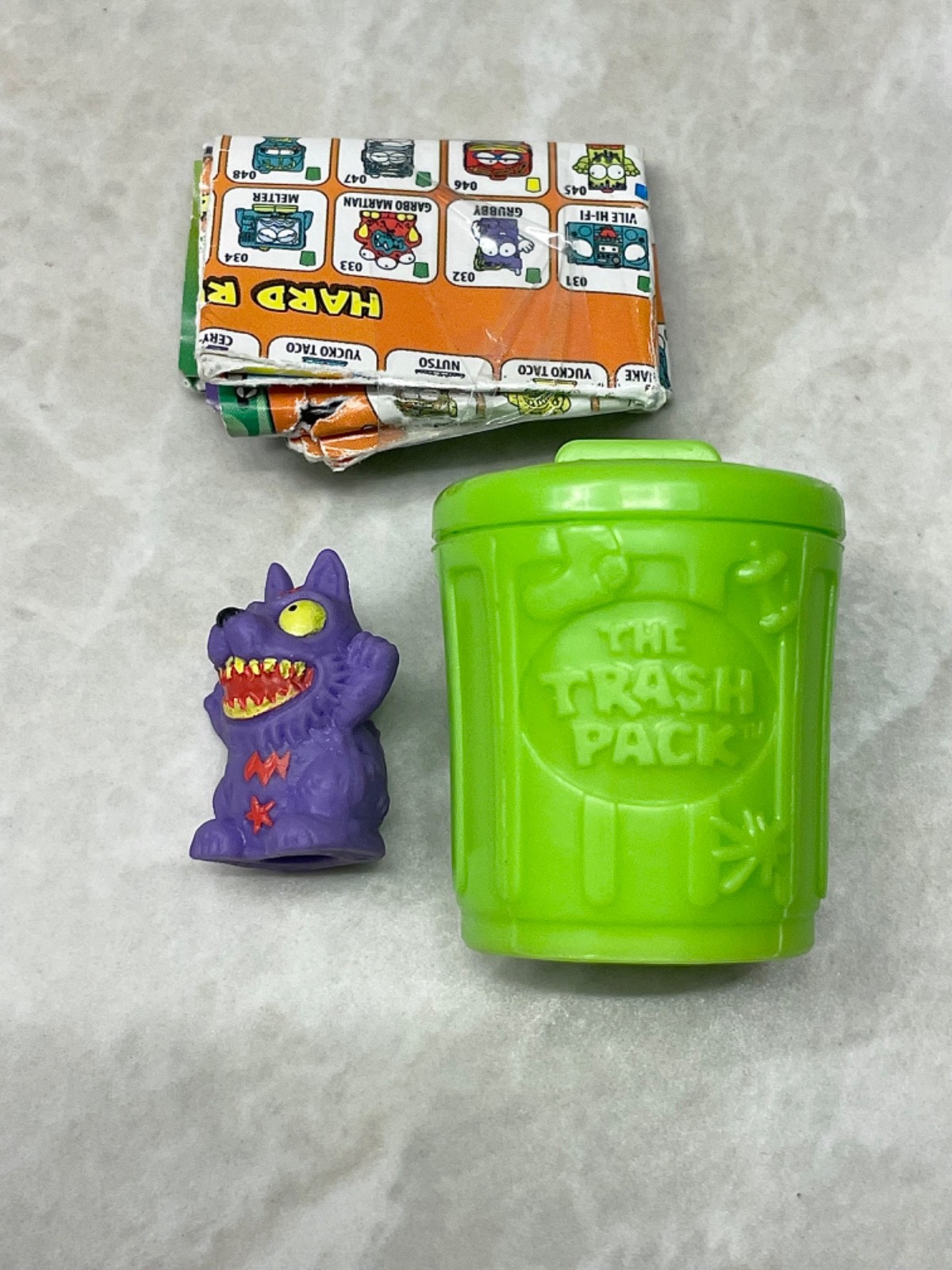 The Trash Pack Waste Wolf Purple Israel Nestle Popsicle Exclusive Mint