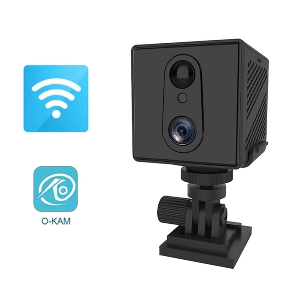 OKAM Mini 4G Security Camera SIM Card Wifi Ultra HD Surveillance Camera 3000 Mah