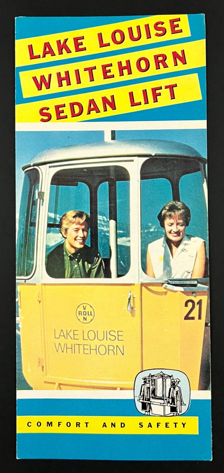 1960s Lake Louise Whitehorn Sedan Lift Alberta Canada Vintage Travel Brochure