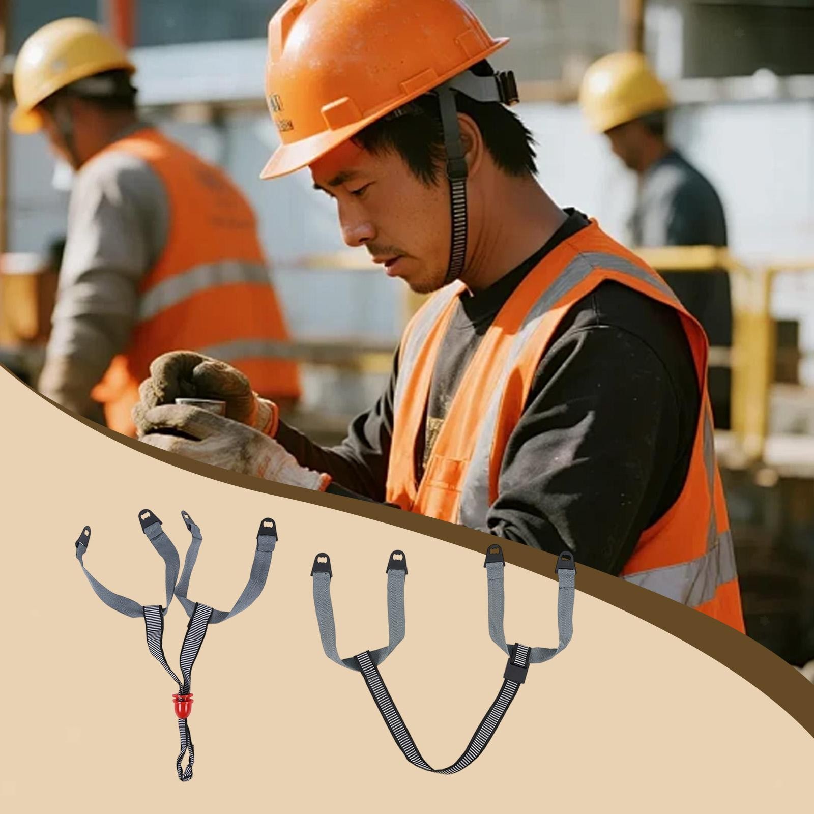 Helmet Chin Strap Hardhat Chin Strap Comfortable Quick Release Buckle for