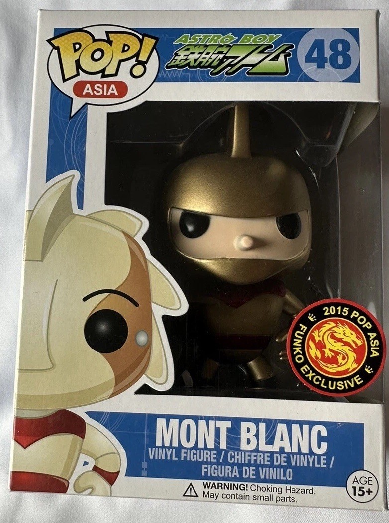 FUNKO POP! Astro Boy Asia MONT BLANC #48 VAULTED & RARE Damaged Box