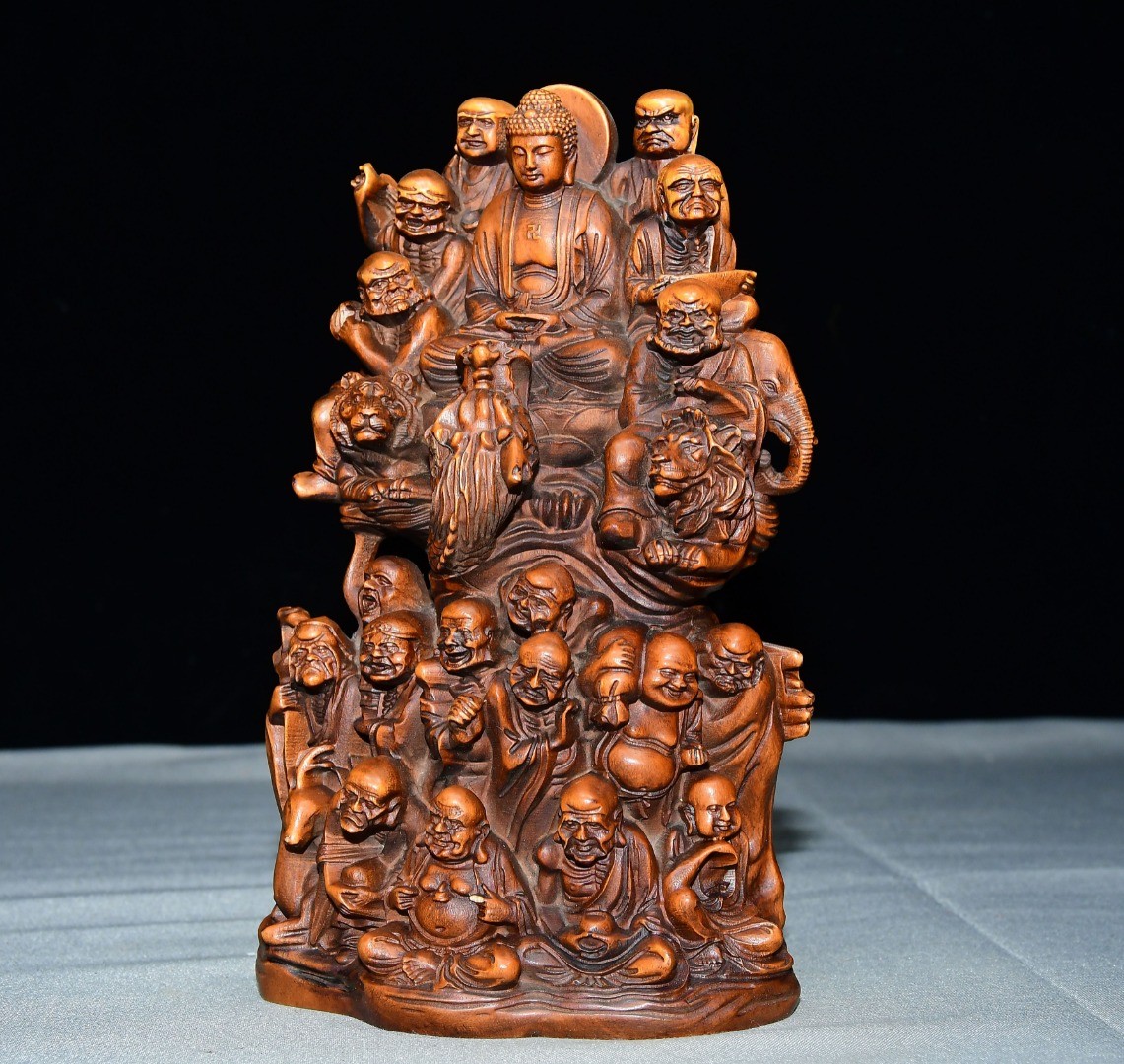 Fine Small Leaved Boxwood 18 Arhat Decorations