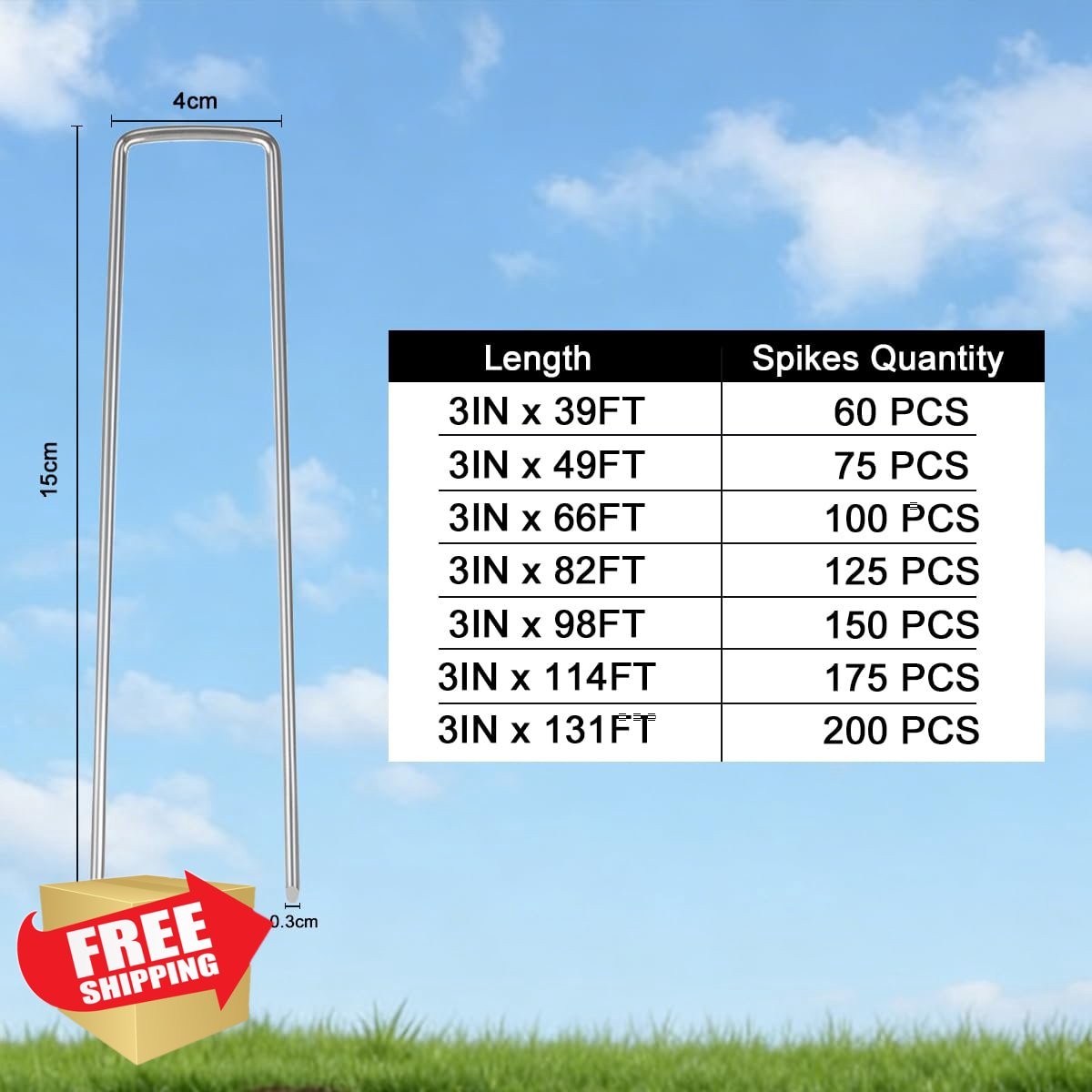 49FT Landscape Edging 3" Tall Flexible Plastic Garden Border with Spikes