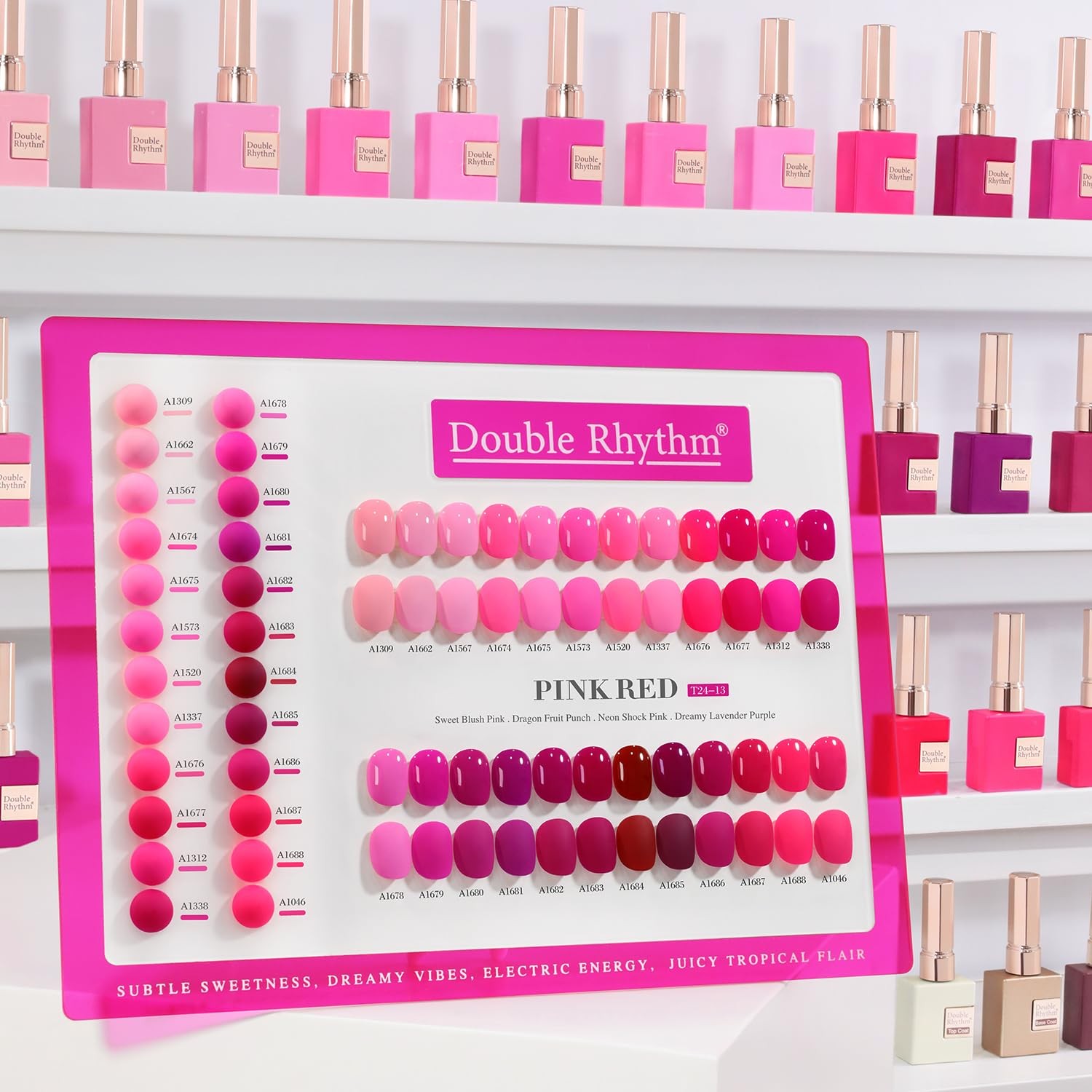 Gel Nail Polish Set 28Pcs 0.5Oz Soak Off Art Manicure Kit T24-13 Double Rhythm