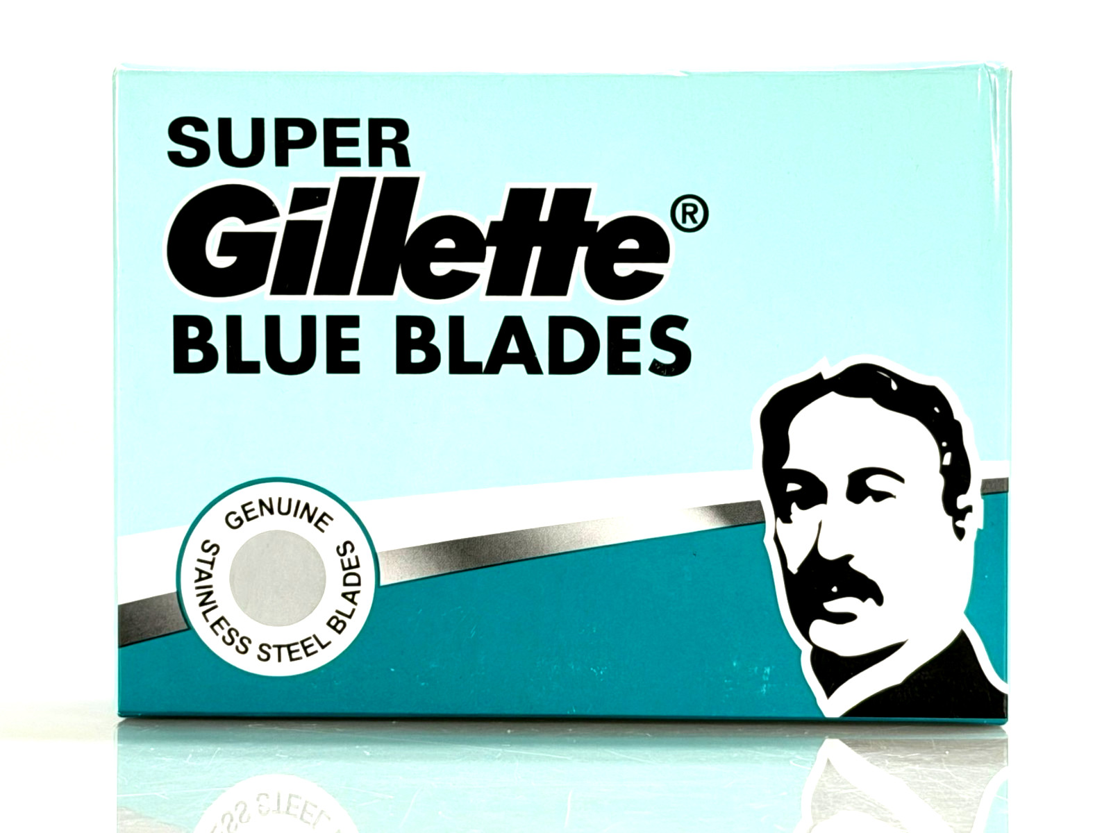 Gillette Super Blue Blades Safety Razor Double Edge DE shaving 200 Blades Pack