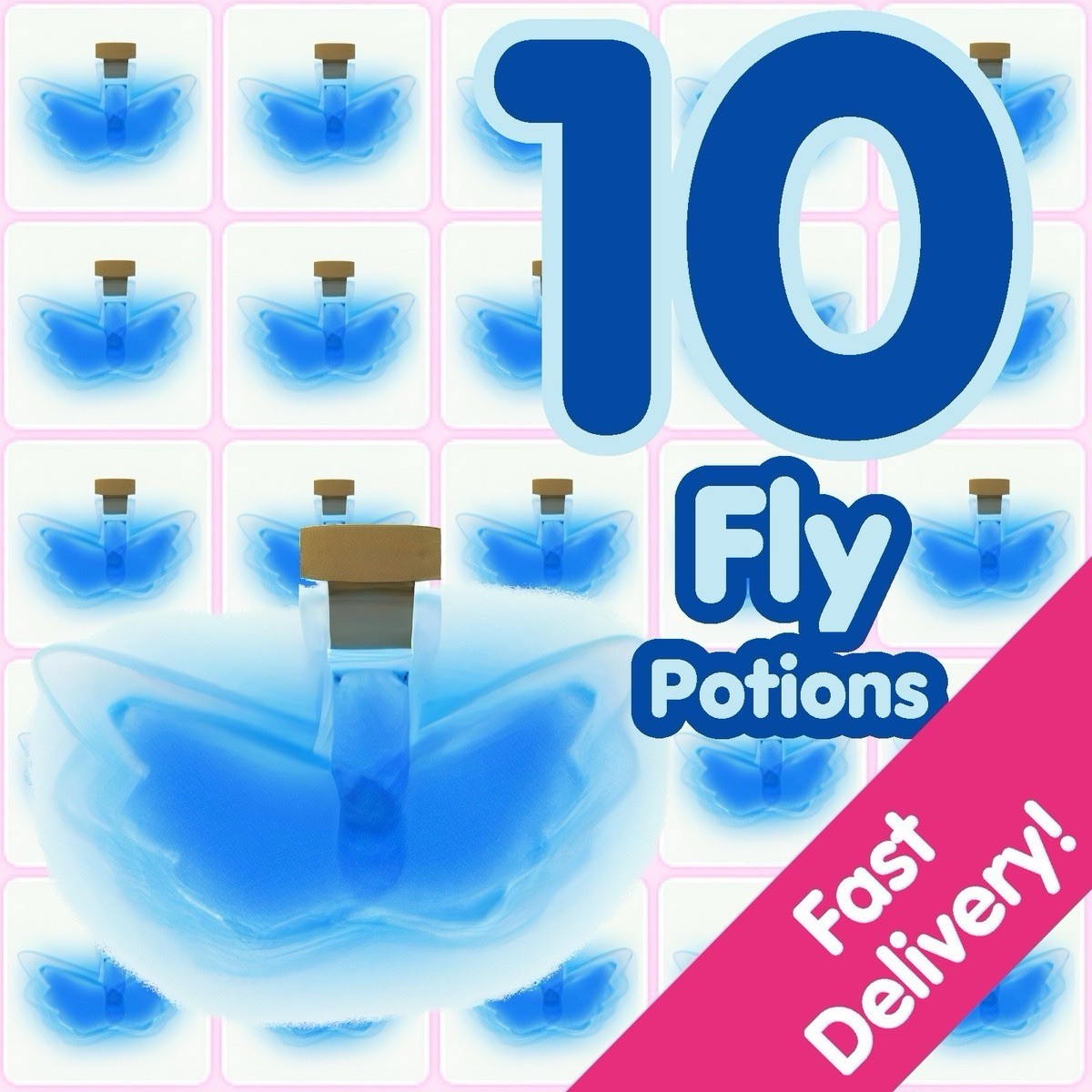 10 Fly Potions ✨ US Seller ✨ Adopt From Me Today!