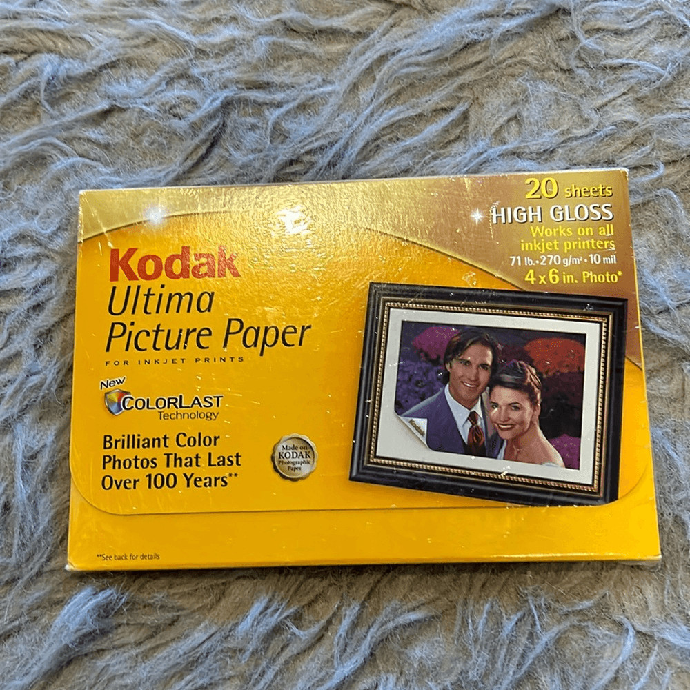 NWT Kodak ultimate picture paper for ink jet printers