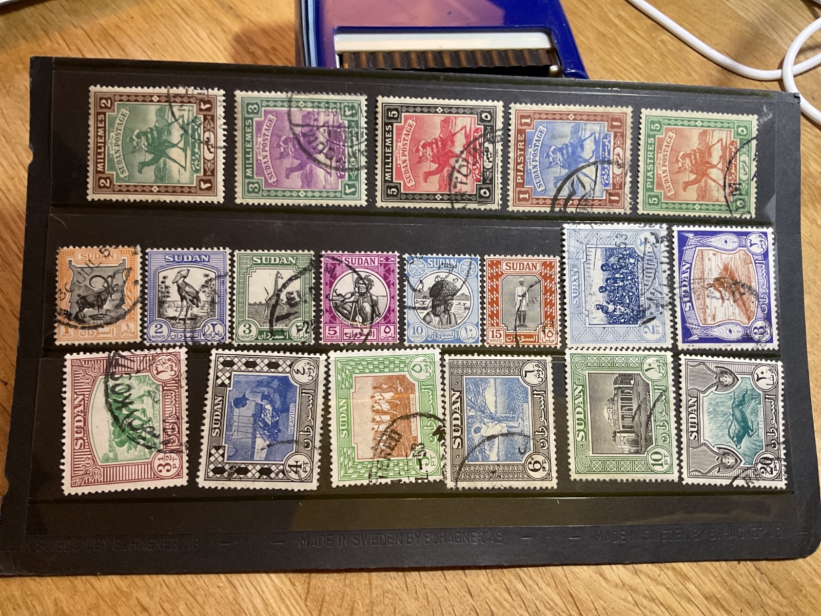 Sudan mounted mint or used stamps on 5 cards  B3099