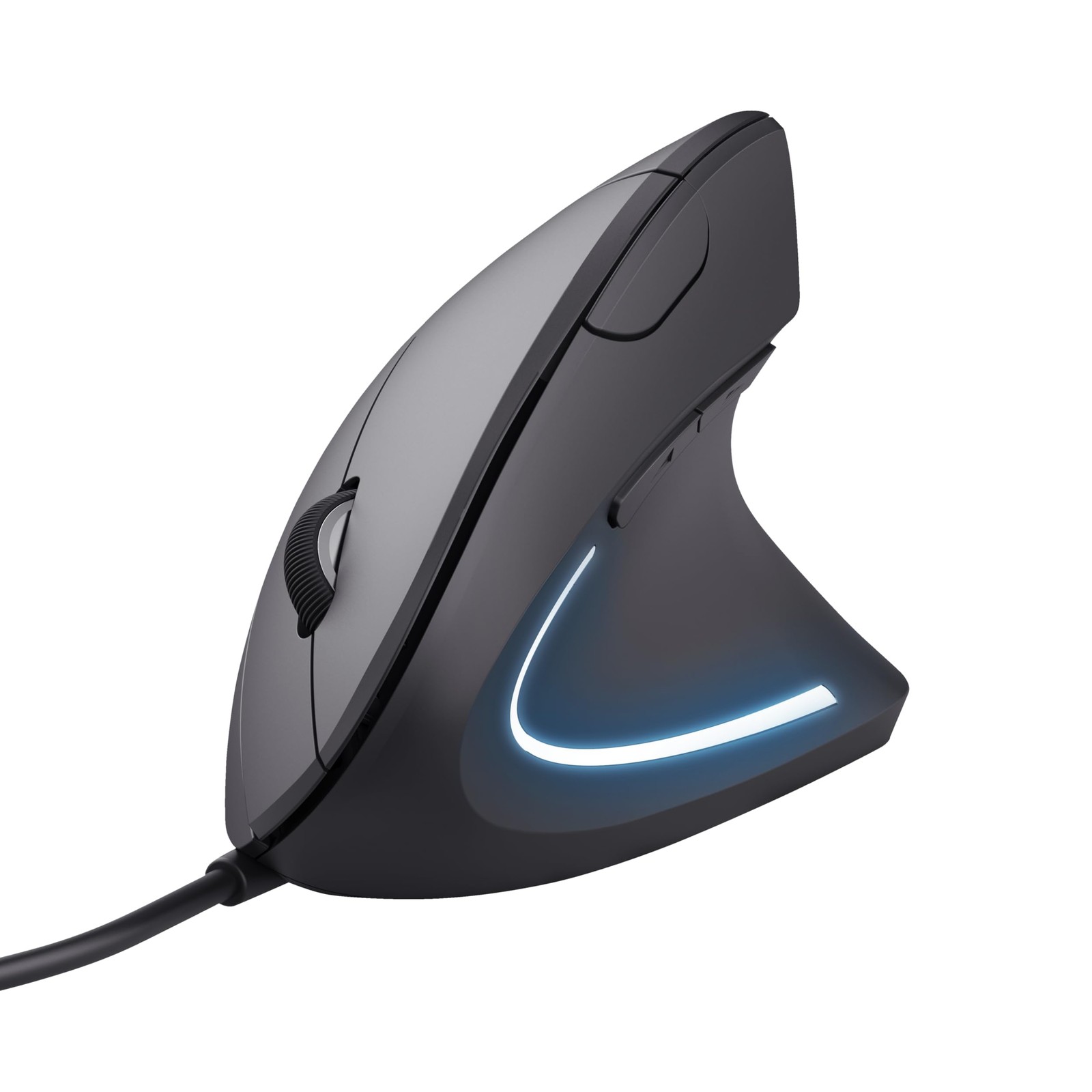 Trust Verto Wired Ergonomic Mouse, Vertical Mouse with LED Illumination, 1000...