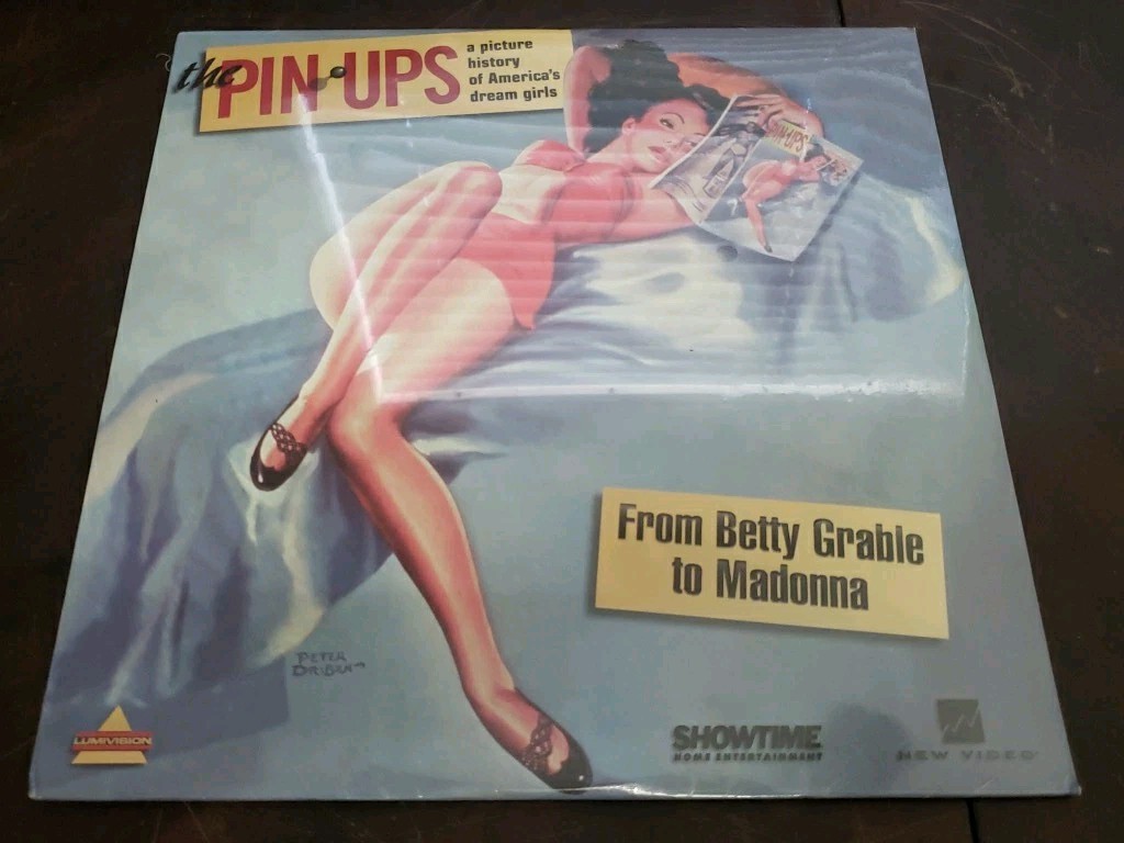 Brand New Sealed Laserdisc Pin-Ups A Picture History of Americas Dream Girls W23
