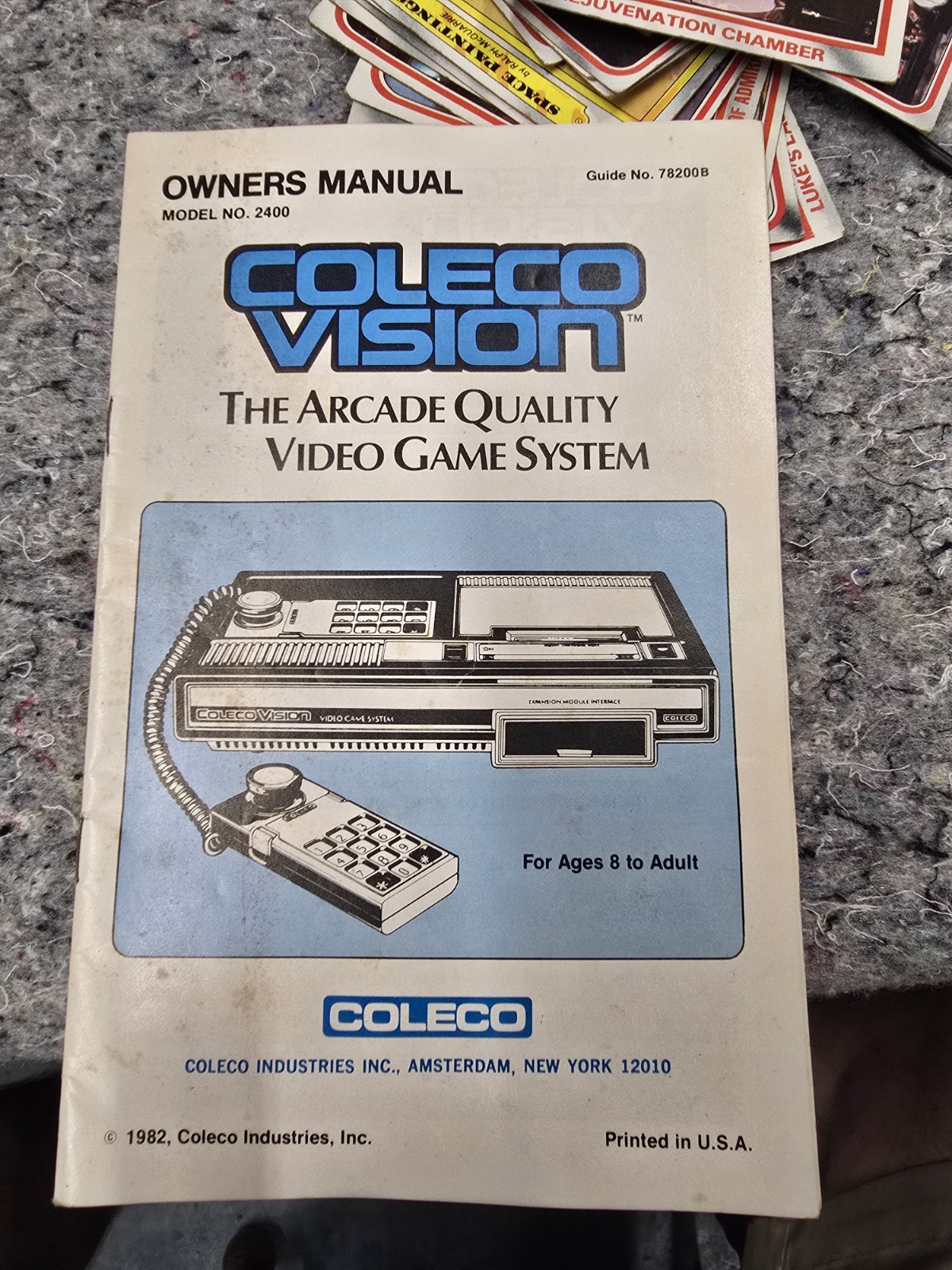Coleco Vision System Console Owners Instruction Manual Booklet ONLY