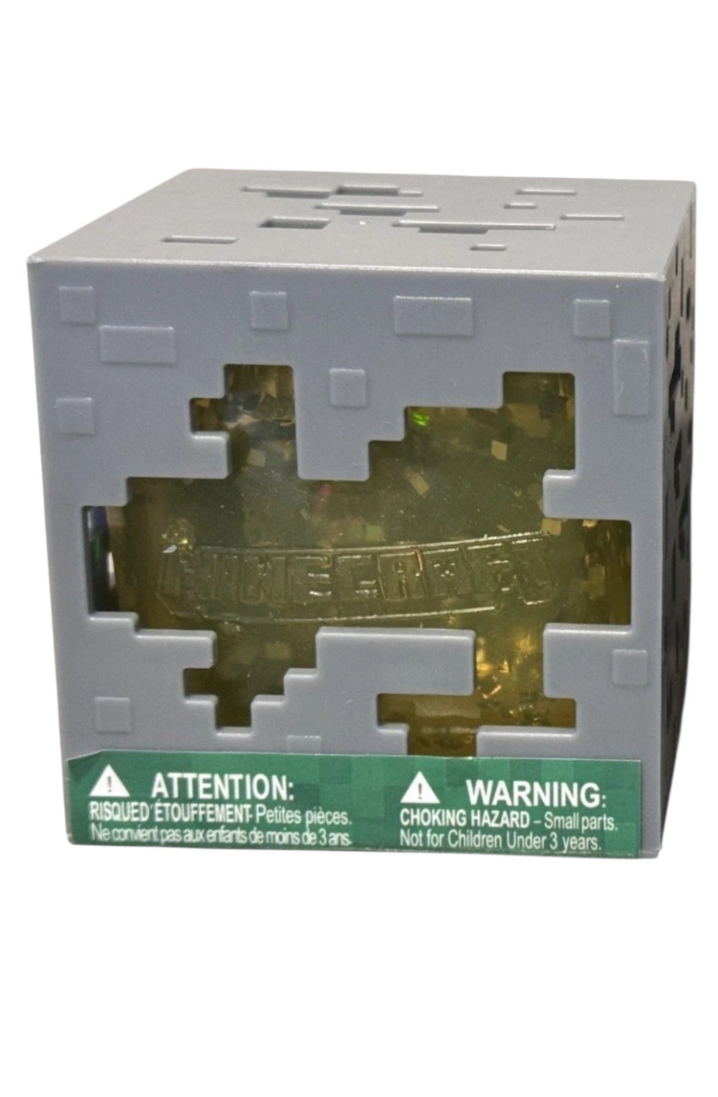 MINECRAFT JELLY CUBES - Yellow Viral Squishy IN HAND NEW + FAST SHIPPING