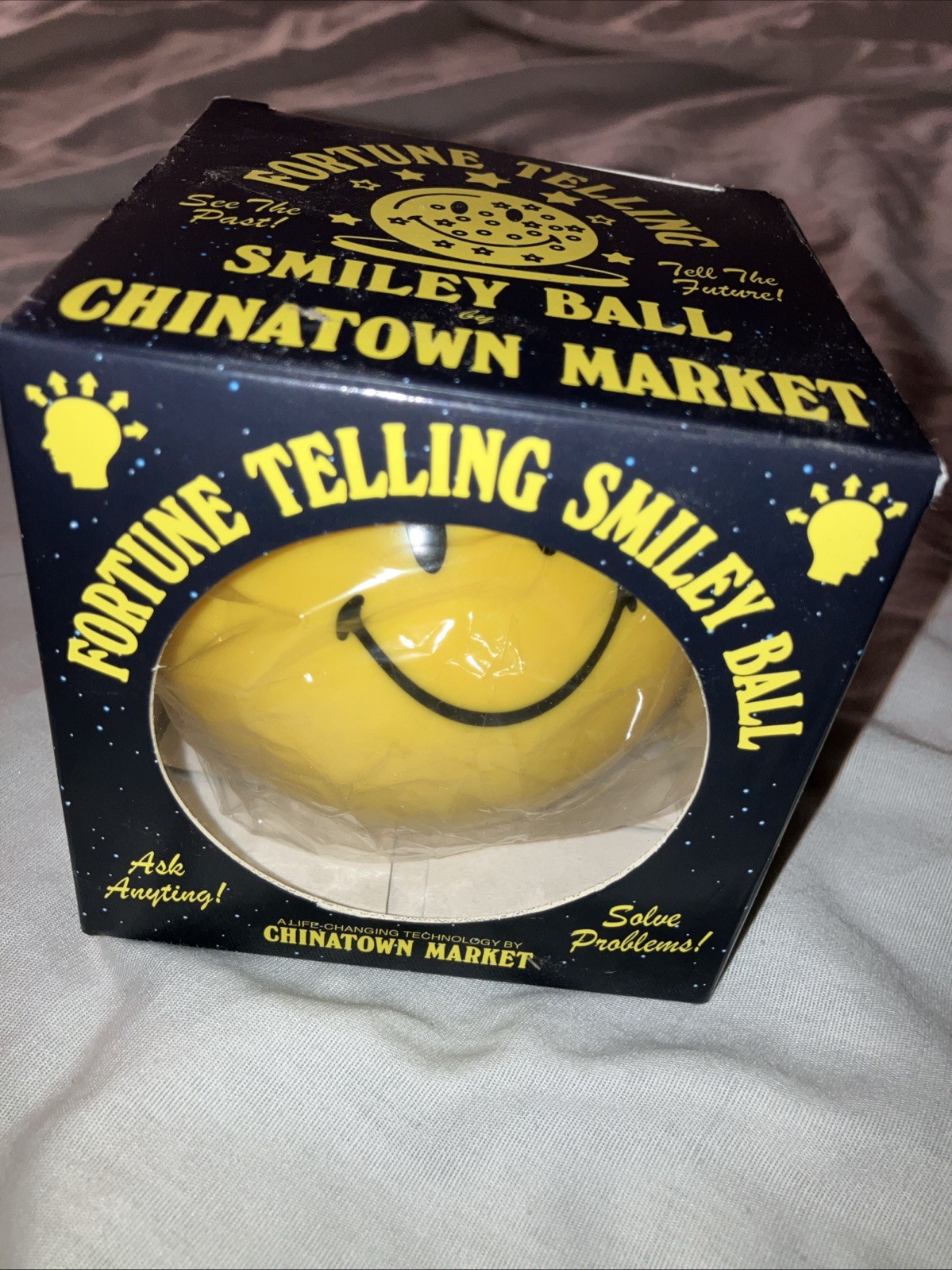 NEW Chinatown Market RARE Fortune Telling Smiley Ball