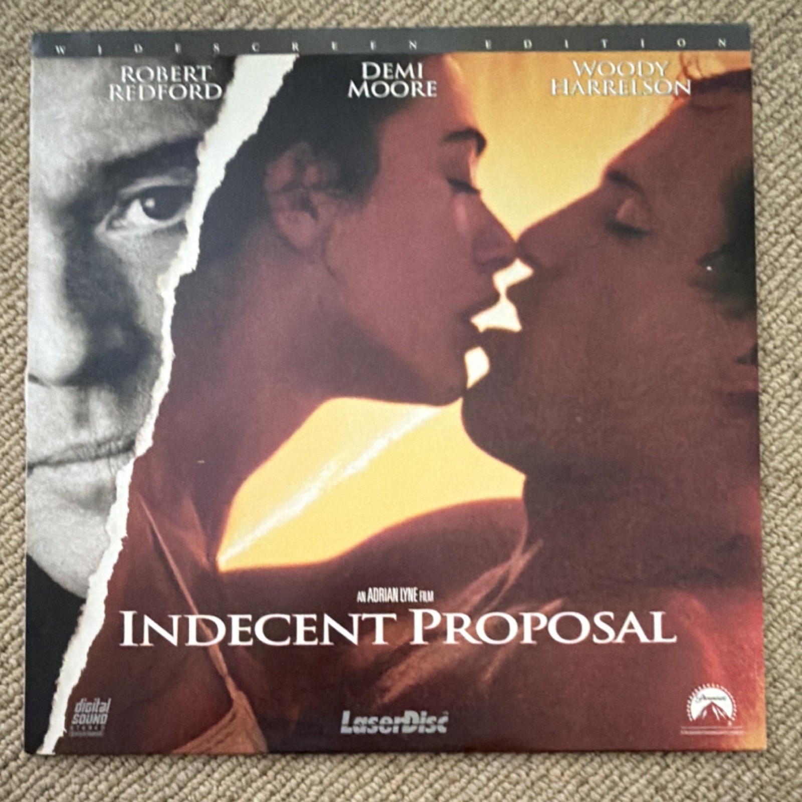 Indecent Proposal LaserDisc Widescreen Robert Redford 1993 Drama R