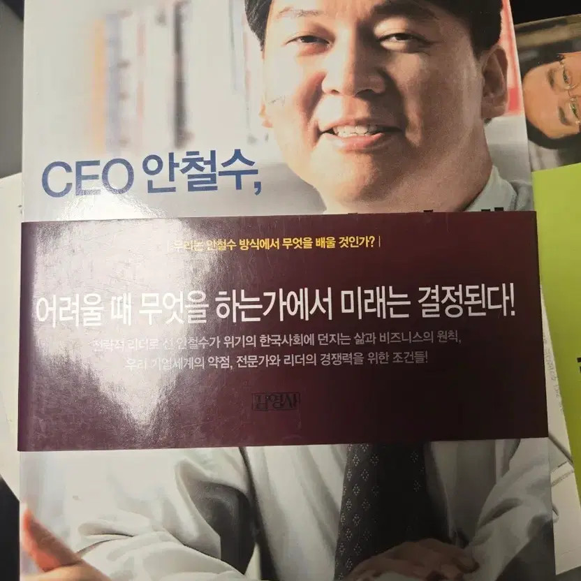 CEO Ahn Cheol-soo by Kim Young-sa - Business & Leadership Book