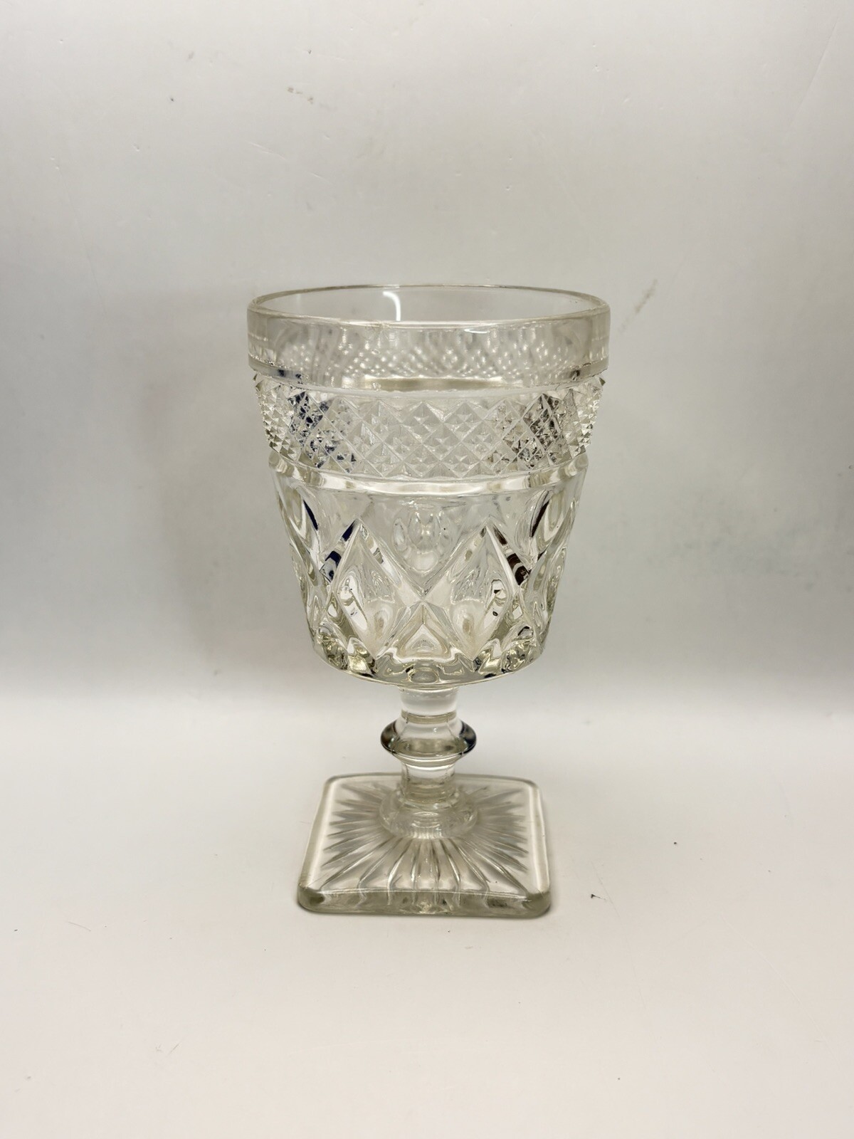 Imperial Glass Cape Cod Clear 8 oz. Footed Glass EUC Replacement