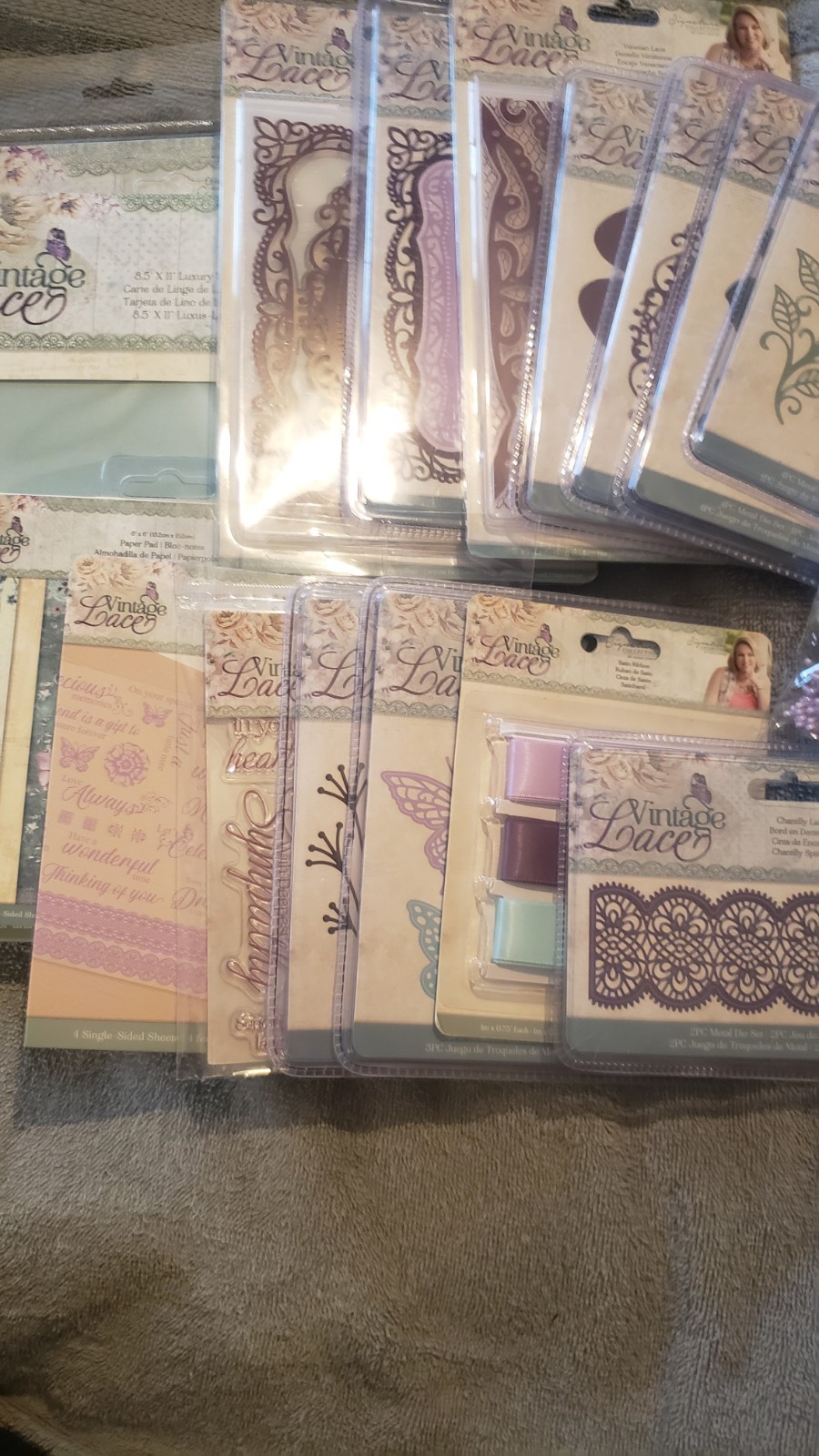 Crafters Companion "Vintage Lace" Collection. New and Retired 