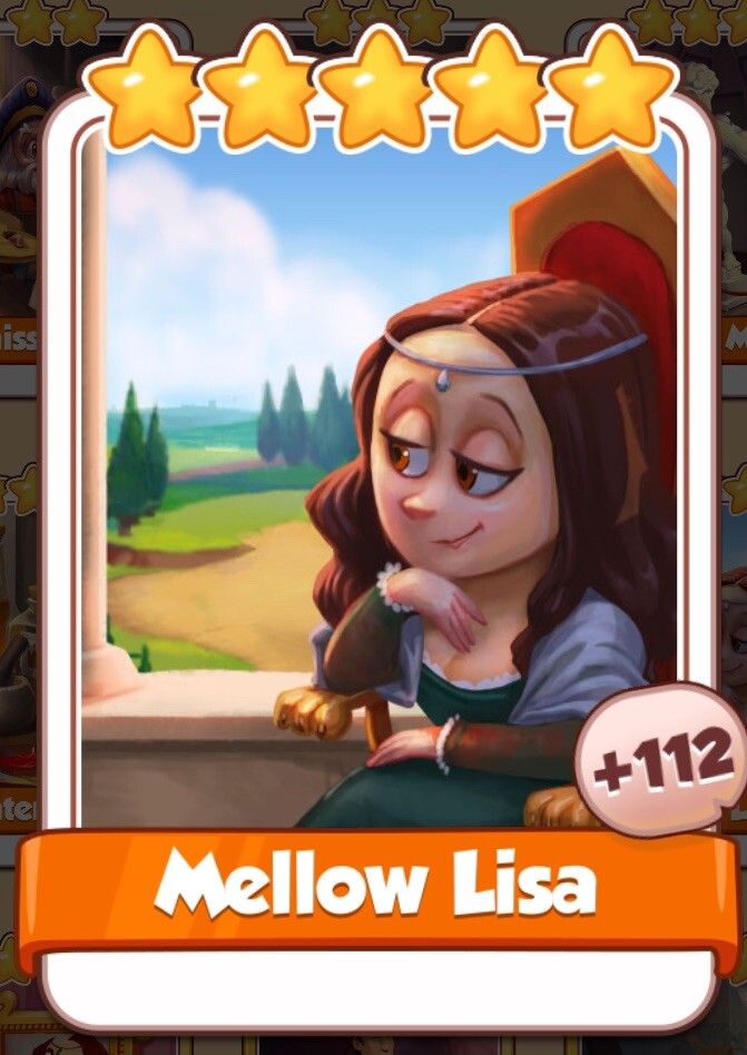coin master Mellow Lisa card
