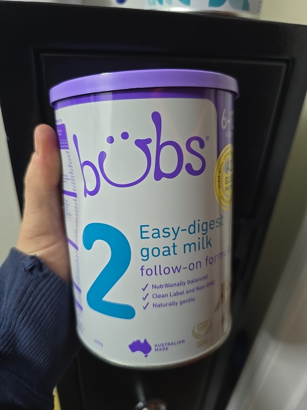  bubs easy digest goat milk formula for infants 6-12months 07/22/2026