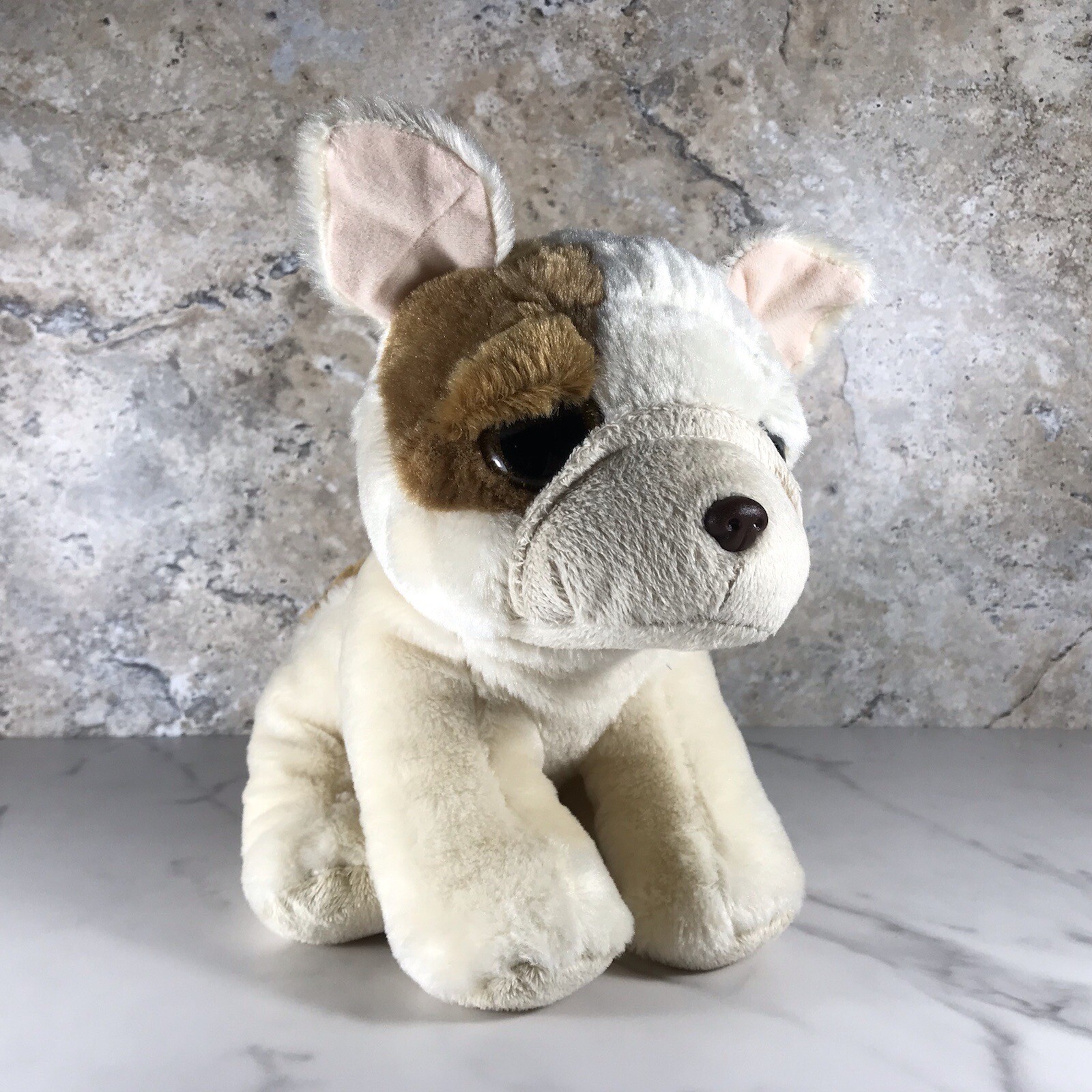 TY BEANIE BABIES HOUGHIE THE PUPPY BULLDOG 9" STUFFED ANIMAL PLUSH CIRCA 2021