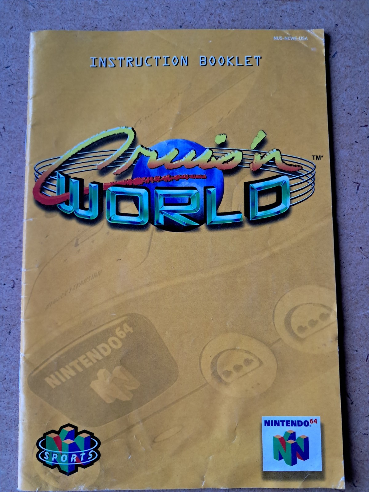 N64 Crusin World Game Manual