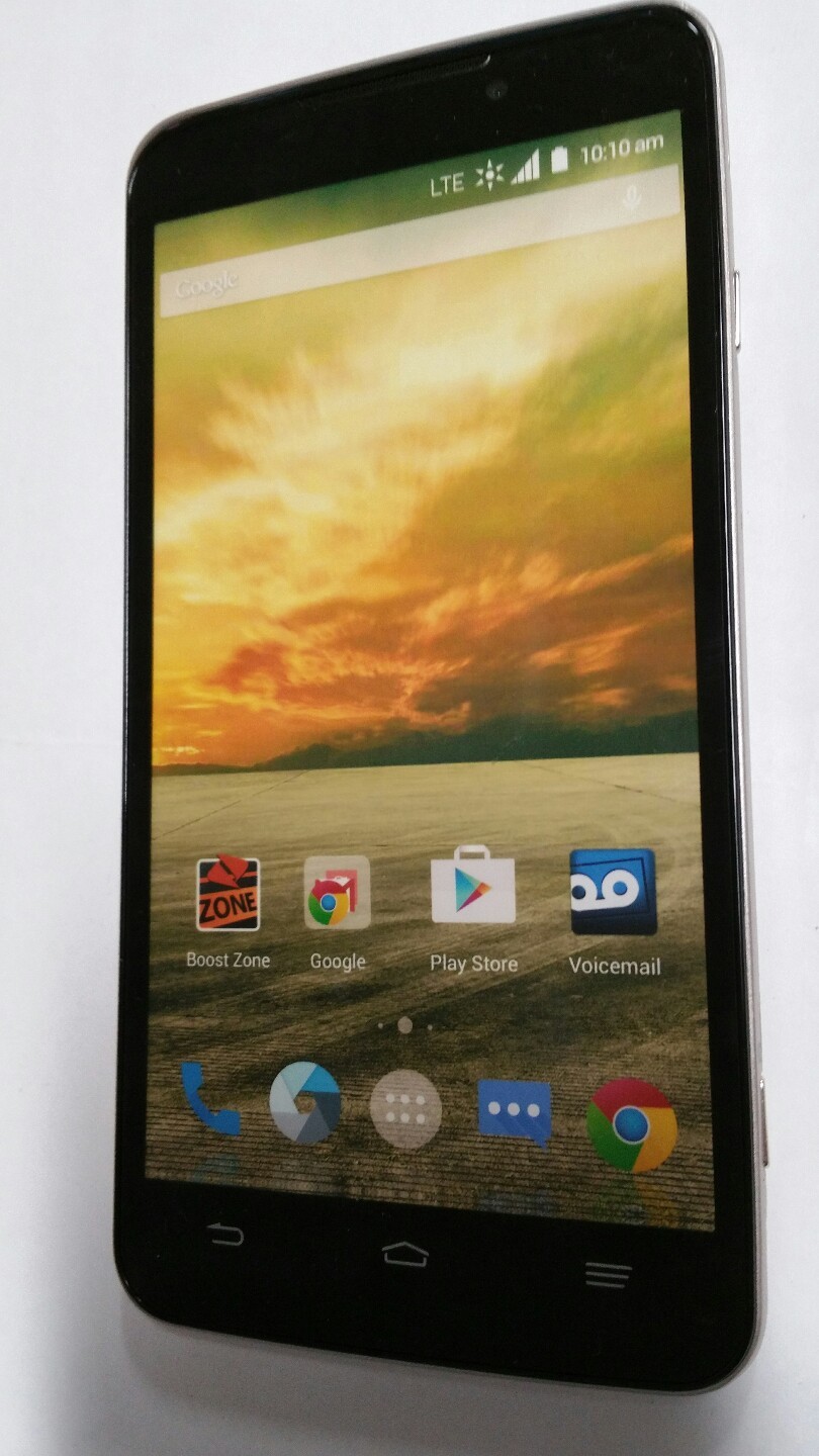 ZTE BOOST MAX - GOLD DUMMY DISPLAY PHONE