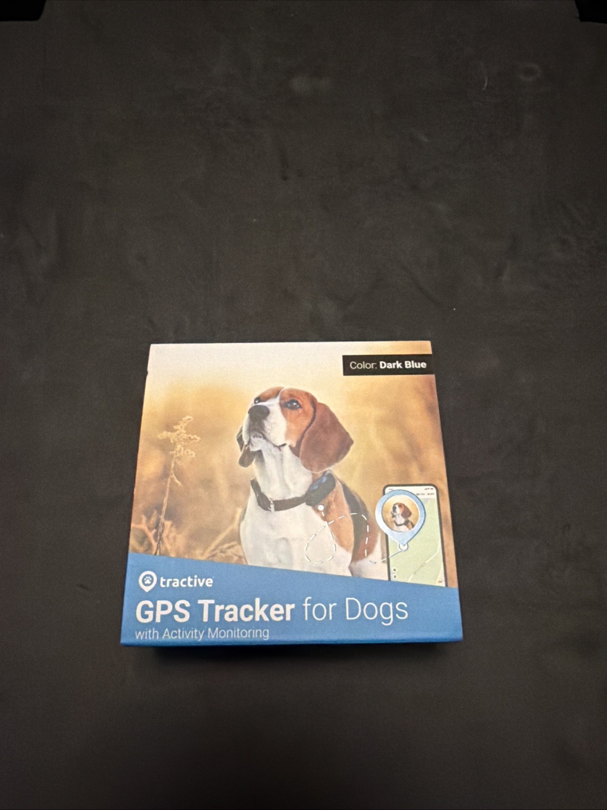 Tractive GPS Tracker For Dogs With Activity Monitoring Dark Blue